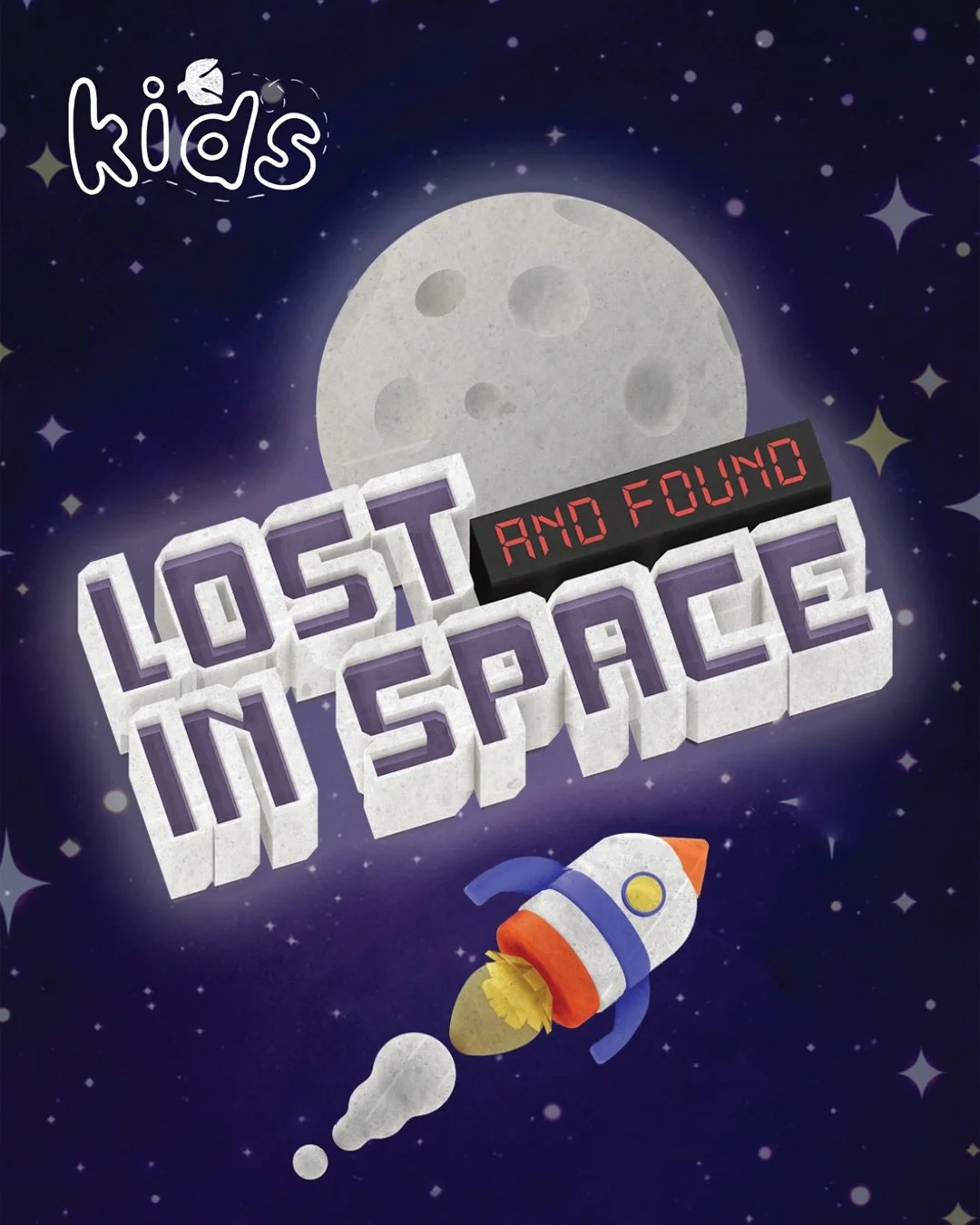 Get ready to blast off! 🚀

Join us from June 22-26 for Kids Summer Week! We are so excited for five days of training, discovery, and unforgettable space adventures.

Each day, cadets will team up to recover &ldquo;lost&rdquo; truths about God by sea