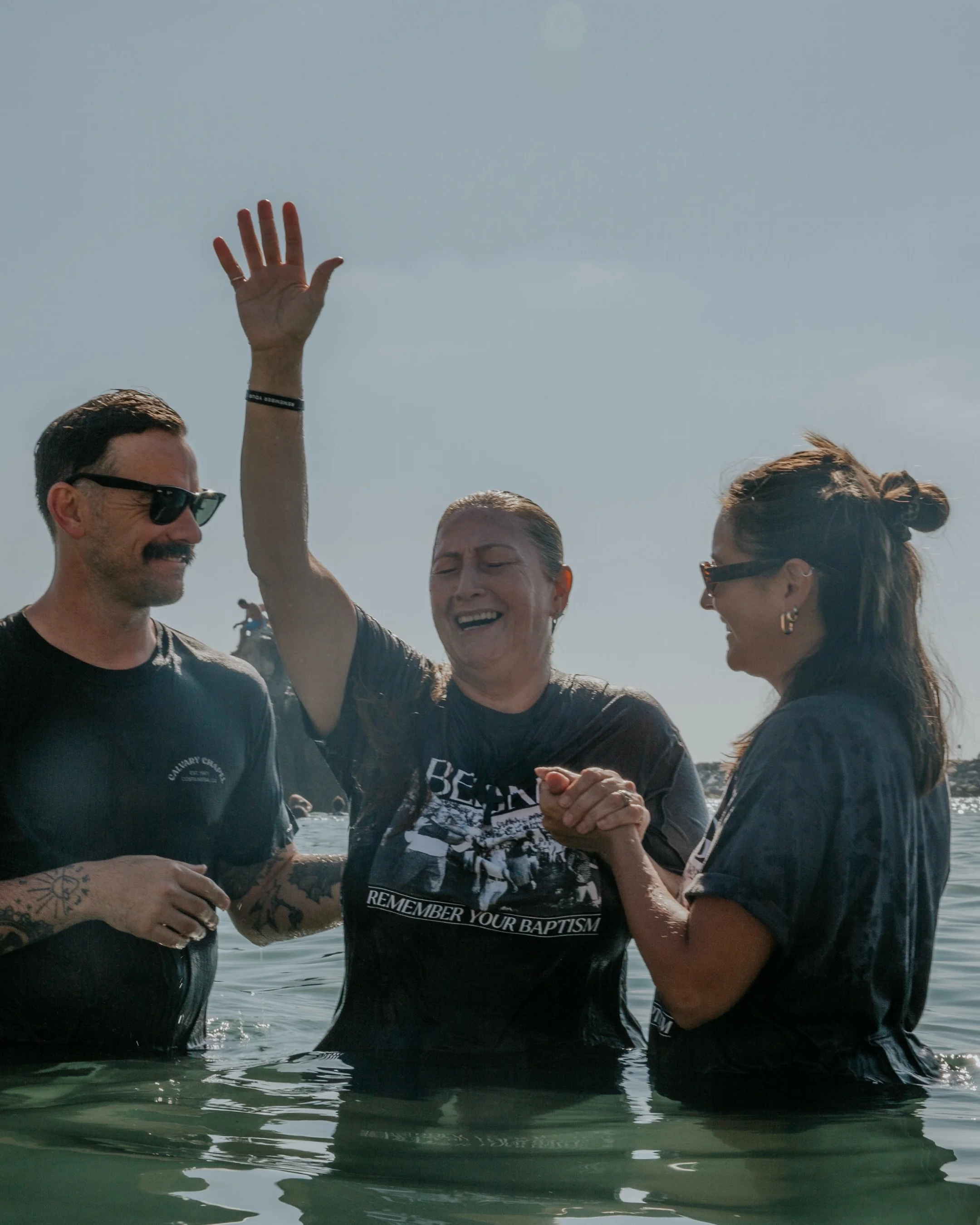 What a beautiful afternoon at Corona del Mar! 🌊

Yesterday&rsquo;s Beach Day and Baptism Sunday was an incredible time of celebration. From sharing pizza and s&rsquo;mores on the sand to witnessing members of our community take the next step in thei