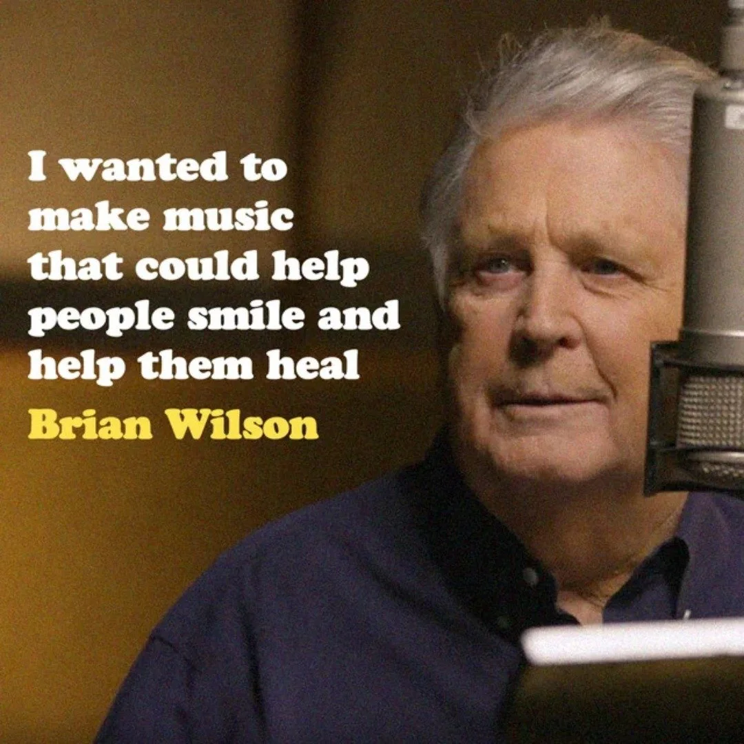 We lost one of the greatest musicians in American history today.  Thank you for helping us heal, Brian Wilson!

Today at 6pm, - we're playing a Converge Radio Special - a celebration of Brian Wilson.  Some of his favorite songs, and works of his both