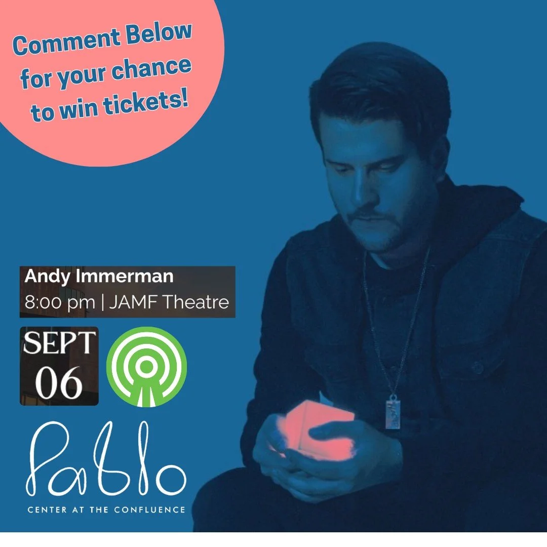 TICKET GIVEAWAY ANNOUNCEMENT!

Your friends at Converge Radio are proud to announce our latest ticket giveaway!

Get ready for an unforgettable night of immersive sound as Andy Immerman takes the stage at Pablo Center. Originally from Eau Claire and 