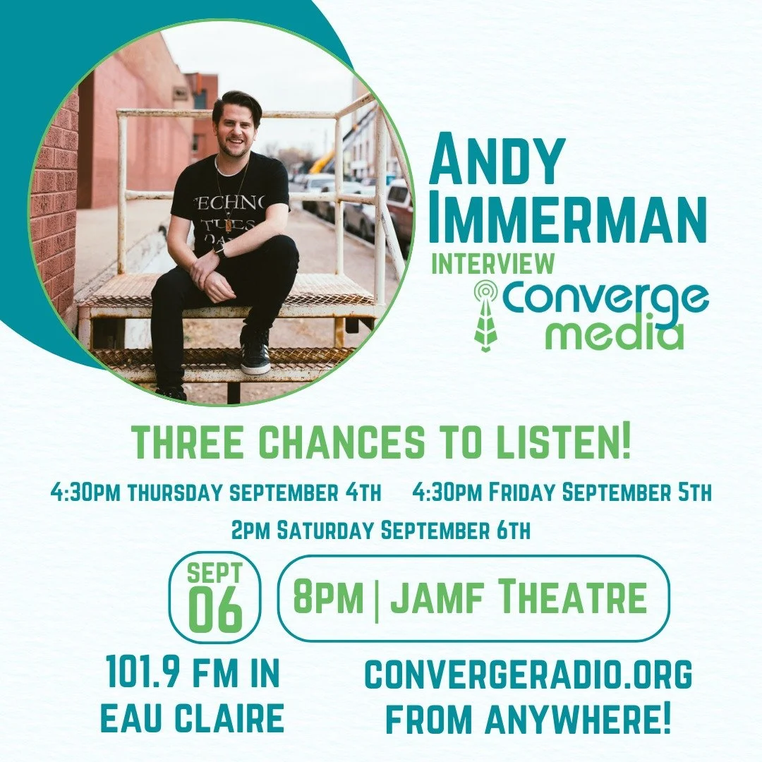 We had the absolute pleasure to speak to Andy Immerman this week before his hometown concert, live at the Pablo Center September 6th!

It'll be three hours of music, video, and beautiful memories. 

Three chances to hear the interview on our airwaves