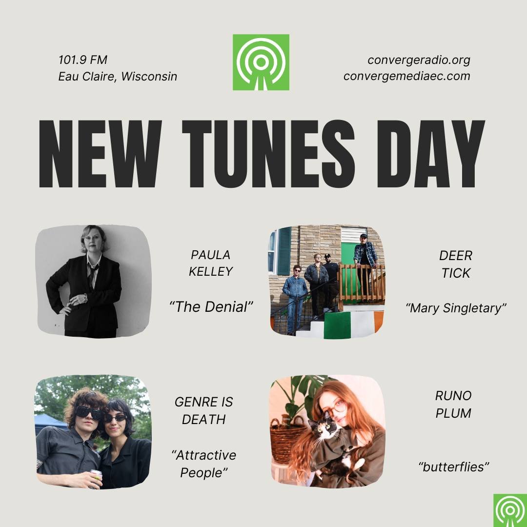 Hey, Converge Listeners! 

Here are just some of the new tunes we've added to airwaves today- every Tuesday from Noon-4pm Central, we play nothing but brand new tracks!

Then in the 5pm hour, This Must Be The Place - featuring music from Ferlin Husky