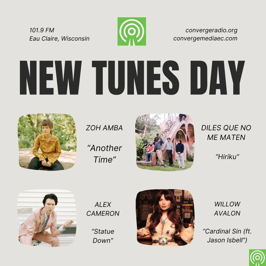 Coming at ya at noon!  These tracks and many more - we play only brand new tunes released within the last few weeks every Tuesday afternoon from noon-4pm.

Listen in and find some new favorites!