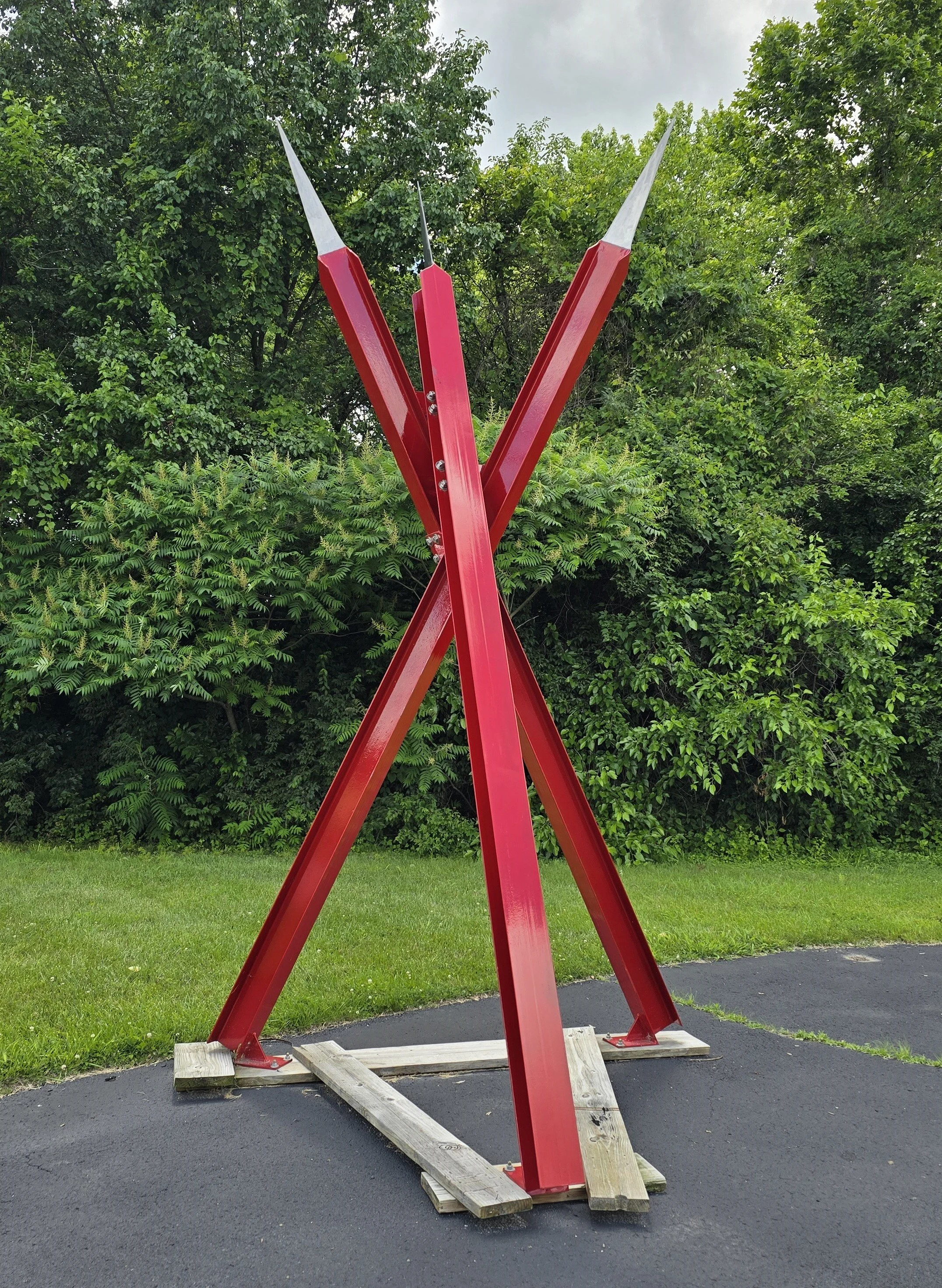 Three spears