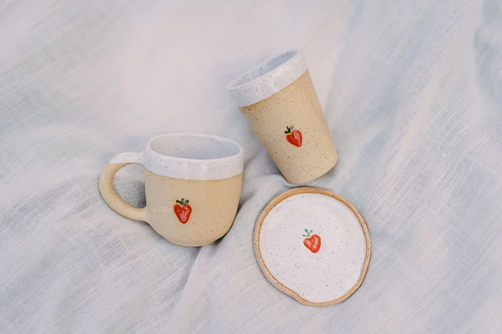 strawberry spoon rest