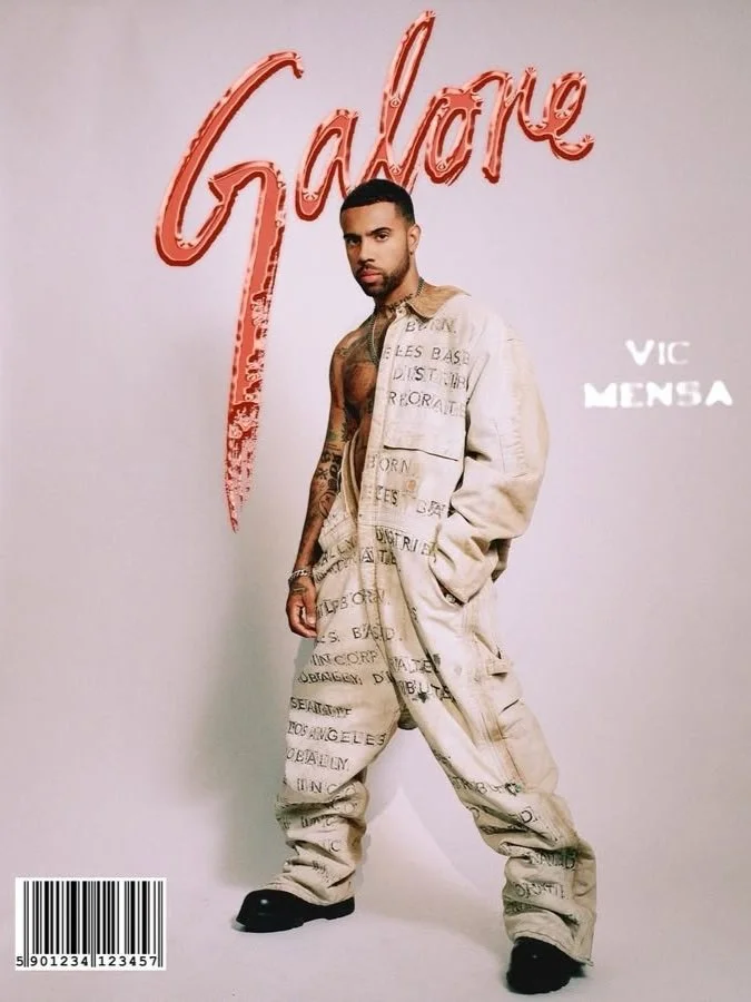 GALORE MAGAZINE x VIC MENSA styled by: Manny Jay