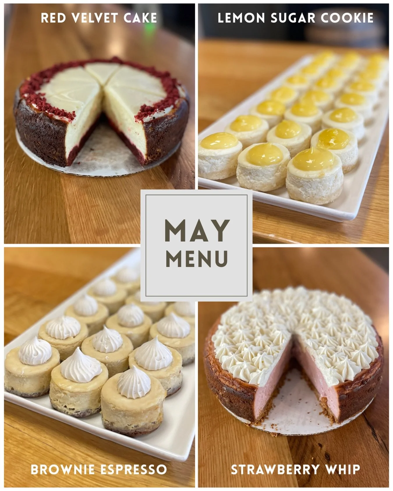 Happy May🤗☔️🍰

Our seasonal flavors are available at all locations!