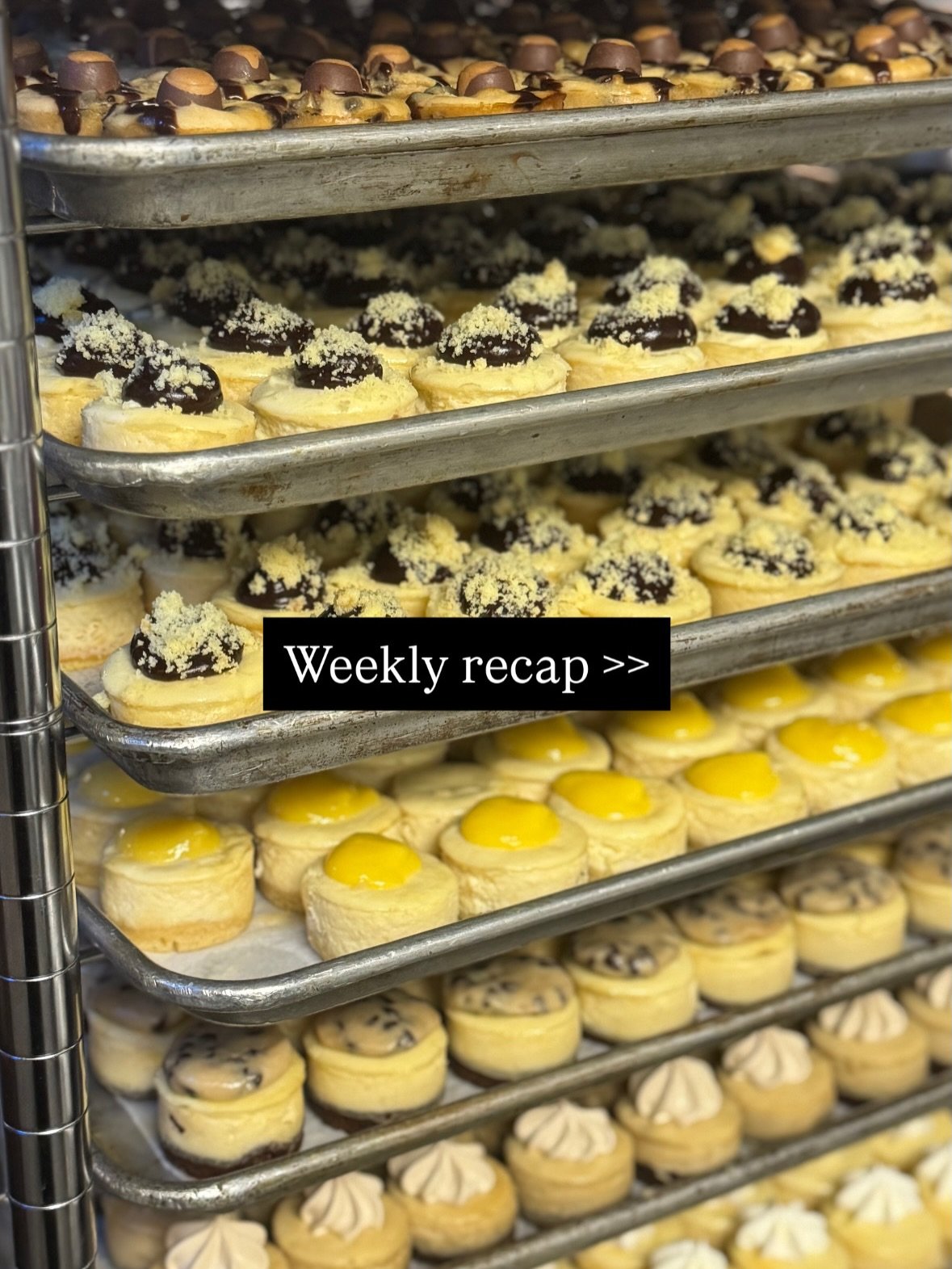 Weekly recap🍰🍓☀️

Budd open today 11-9
Hilliard open 11-8

Wexner closed today! We will be back open tomorrow just some maintenance issues:)