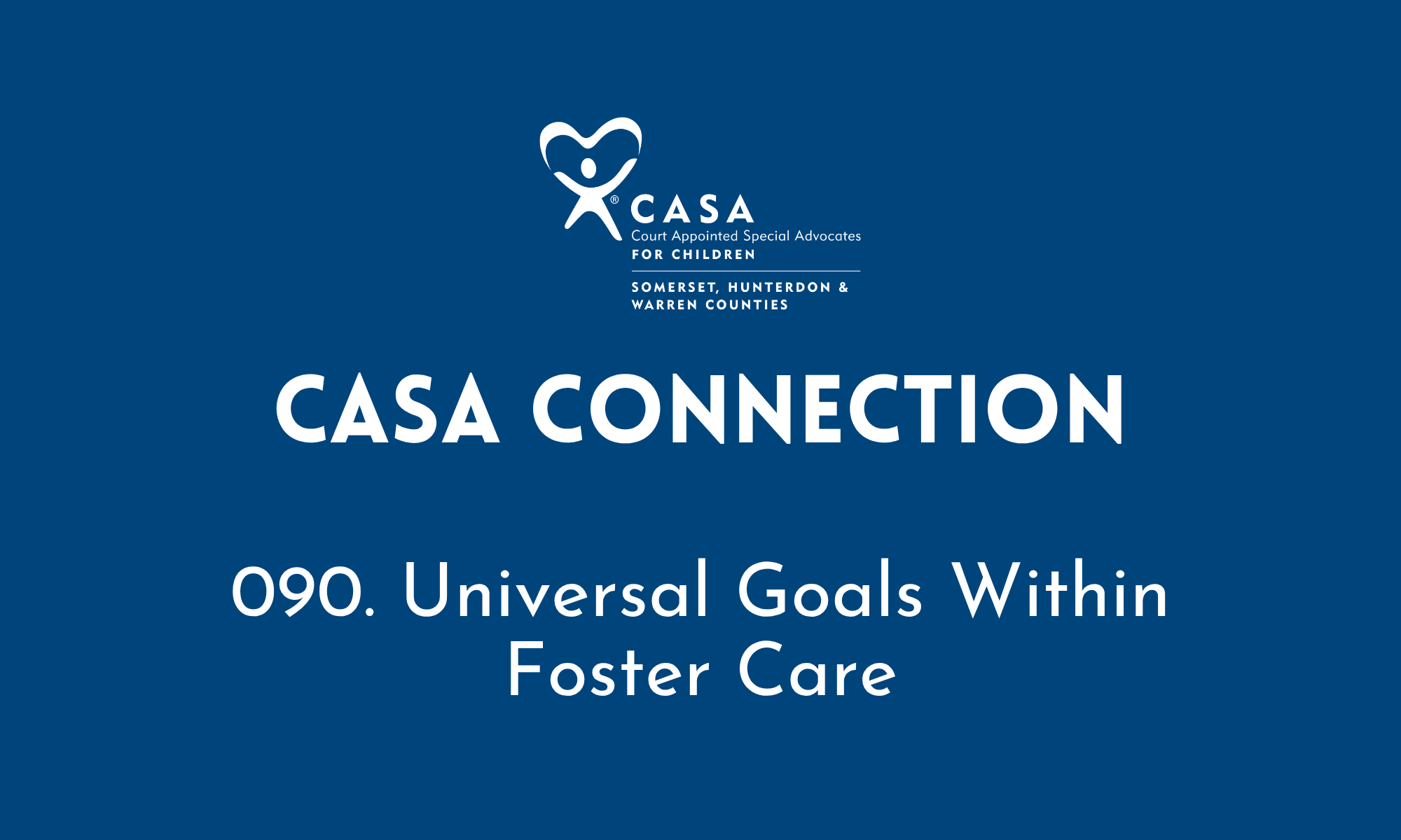 090. Universal Goals With Foster Care