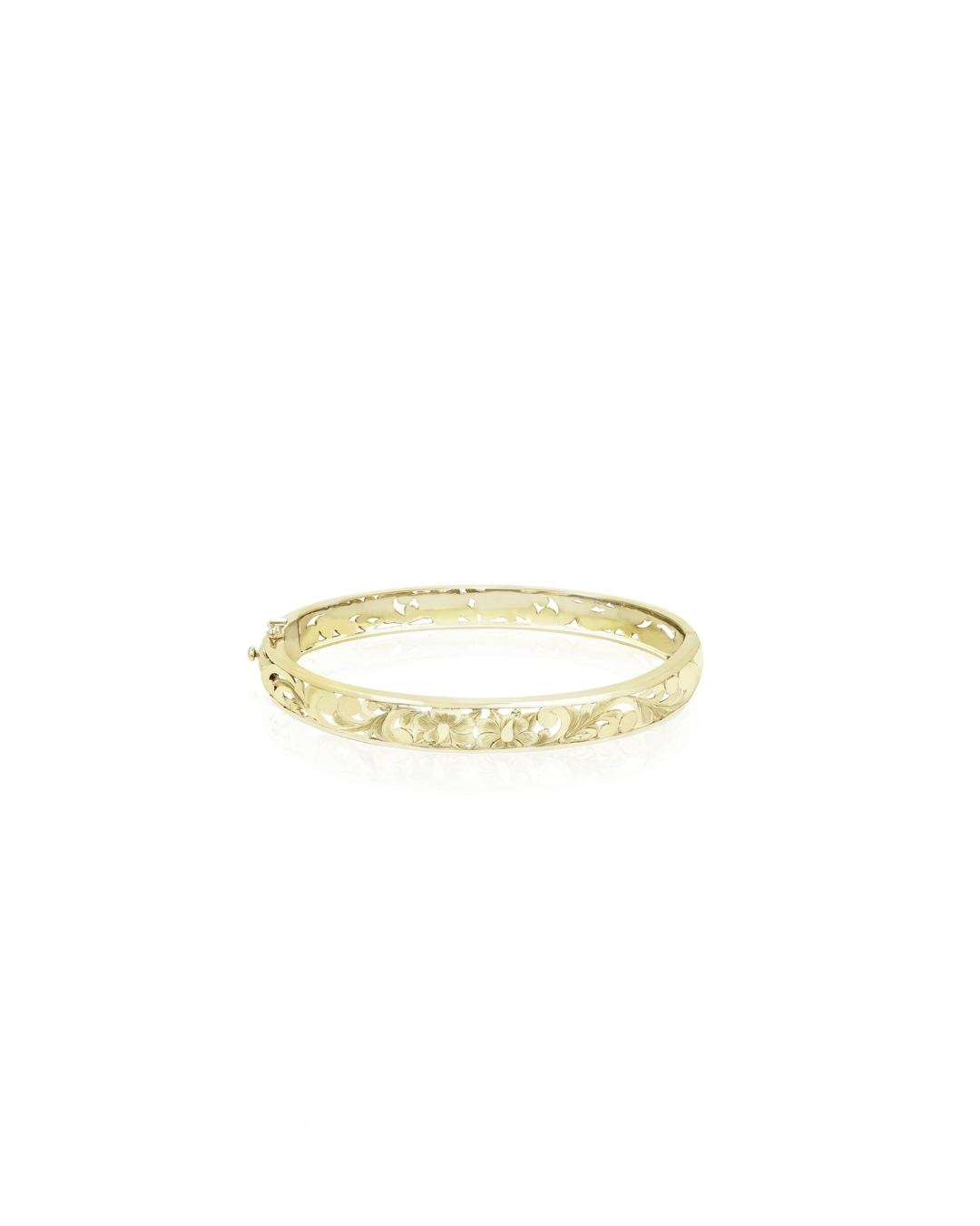 Hibiscus Dome Cutout Bangle