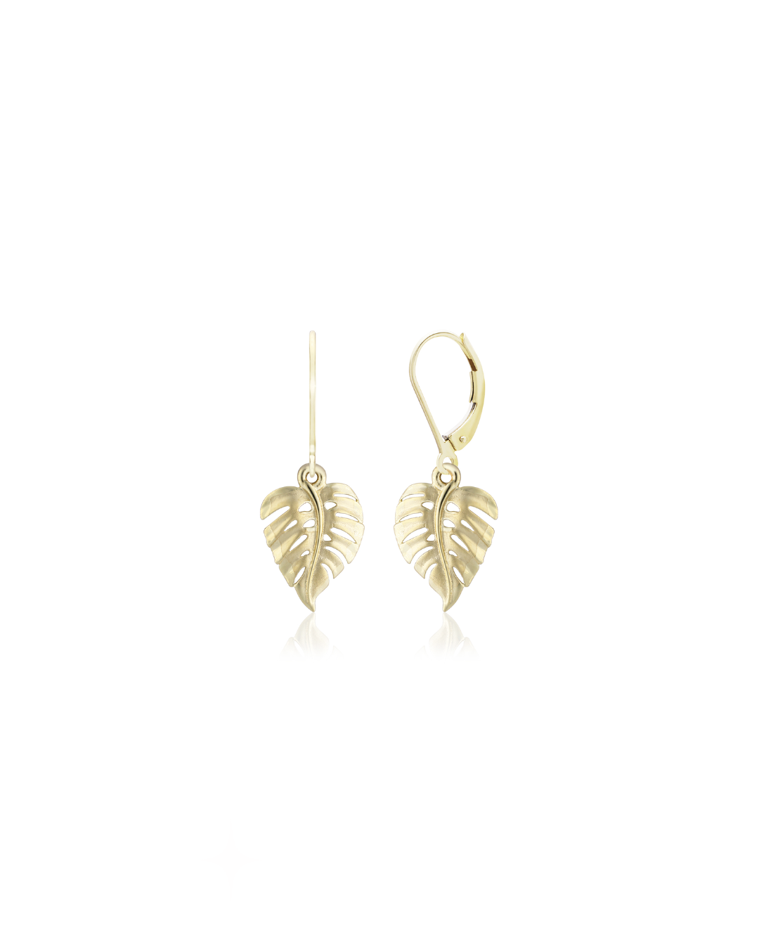 Monstera Vine Leverback Earrings