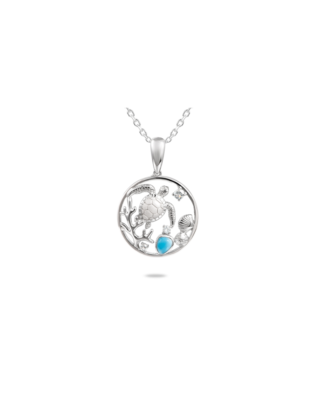 SS Turtle Pendant