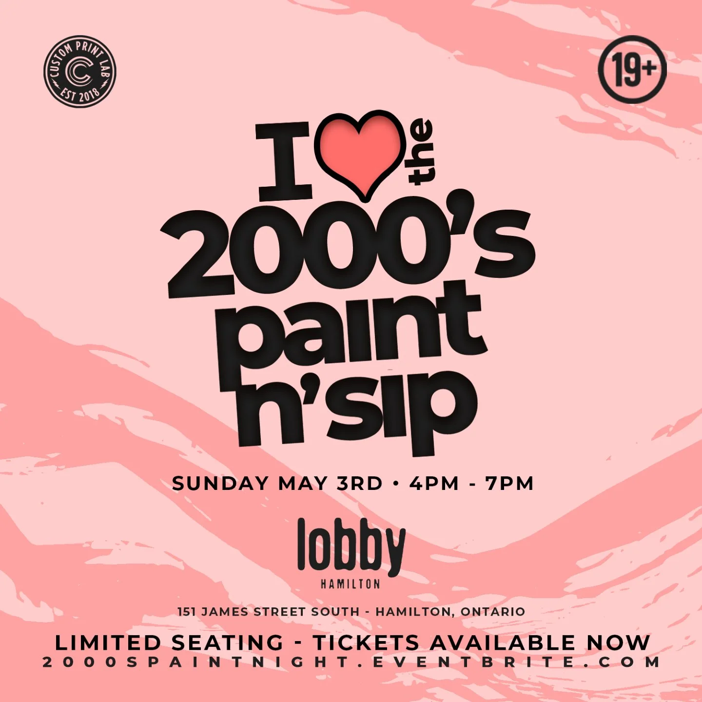🎨 I ❤️ THE 2000&rsquo;s PAINT N&rsquo; SIP

Mark your calendars 🗓️ &mdash; tickets are LIVE

We&rsquo;re bringing back the vibes&hellip;
2000&rsquo;s R&amp;B, painting, drinks &amp; energy all in one room ✨

✔️ 1 drink included
✔️ Pre-outlined canv