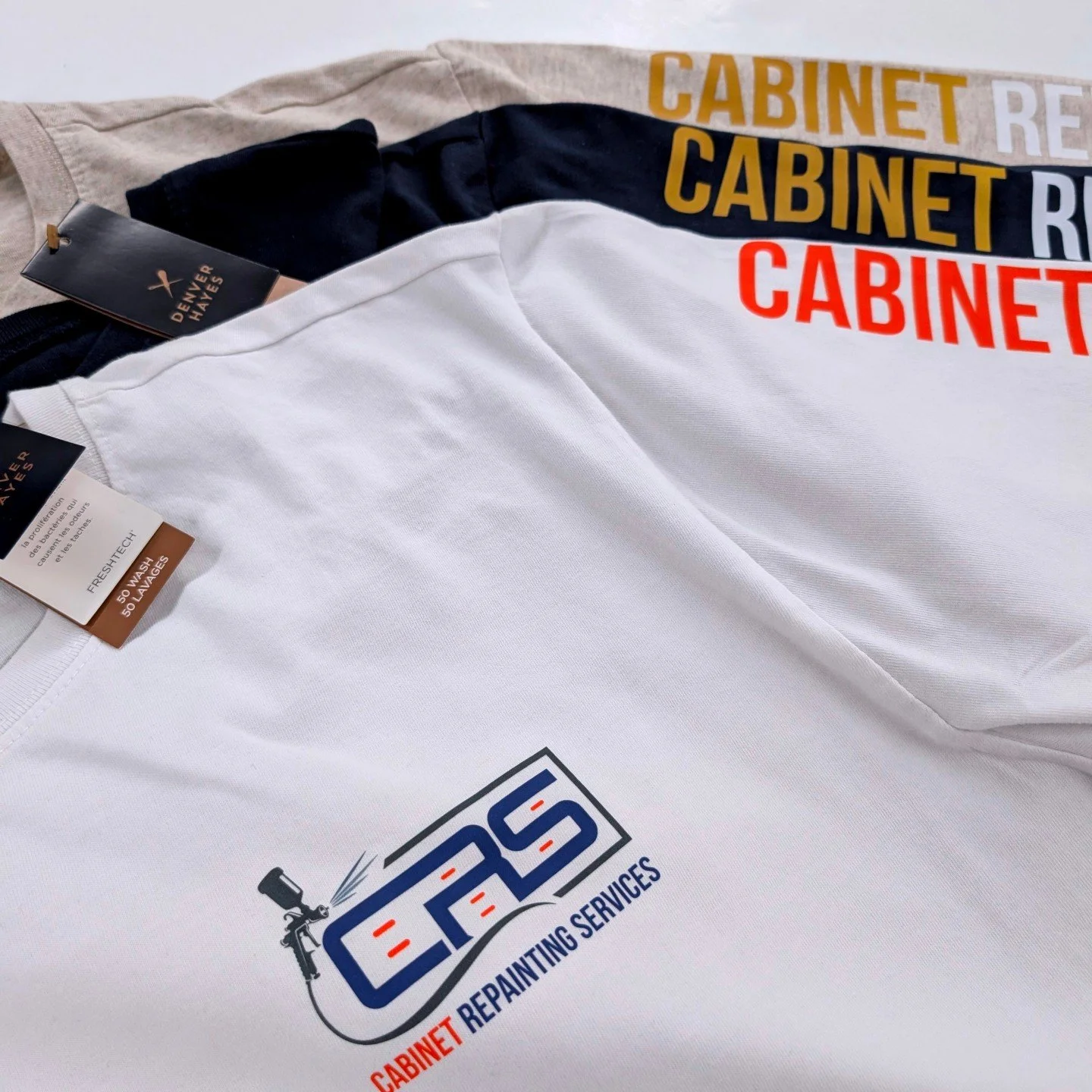 👕 YOUR BRAND DESERVES MORE THAN A PLAIN T-SHIRT.

We helped @crs_kitchens turn their team apparel into a powerful marketing tool with:

✅ Premium T-Shirts
✅ Full Colour DTF Printing
✅ Front, Back &amp; Sleeve Branding
✅ Custom QR Codes
✅ Professiona