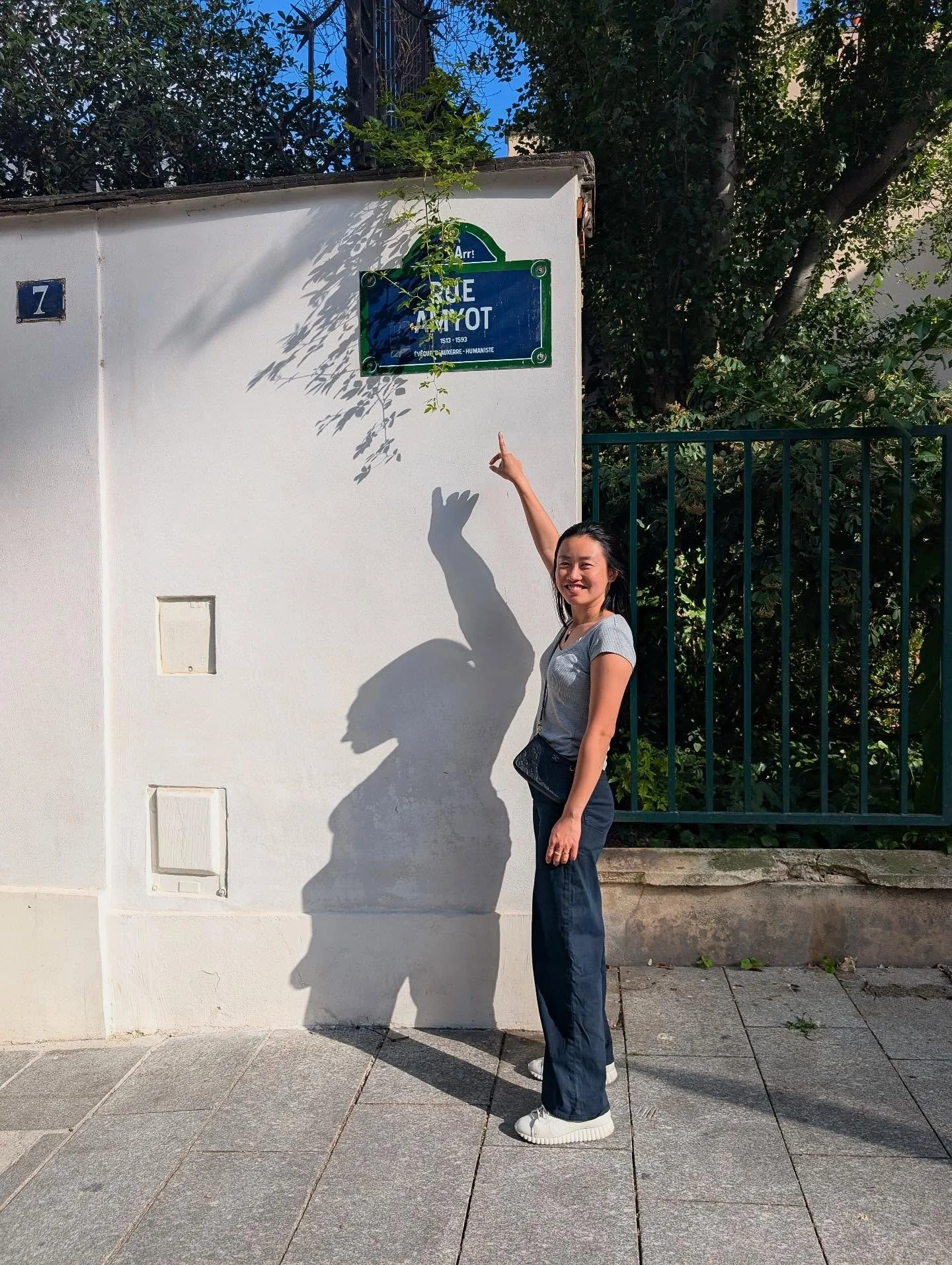 Revisited Paris after studying abroad twice there. Went back to my old Rue Amyot where I first lived and met @neetah19 the summer Woody Allen was filming Midnight in Paris (2010), where we spent a night lying outside the Pantheon like in slide 5 here