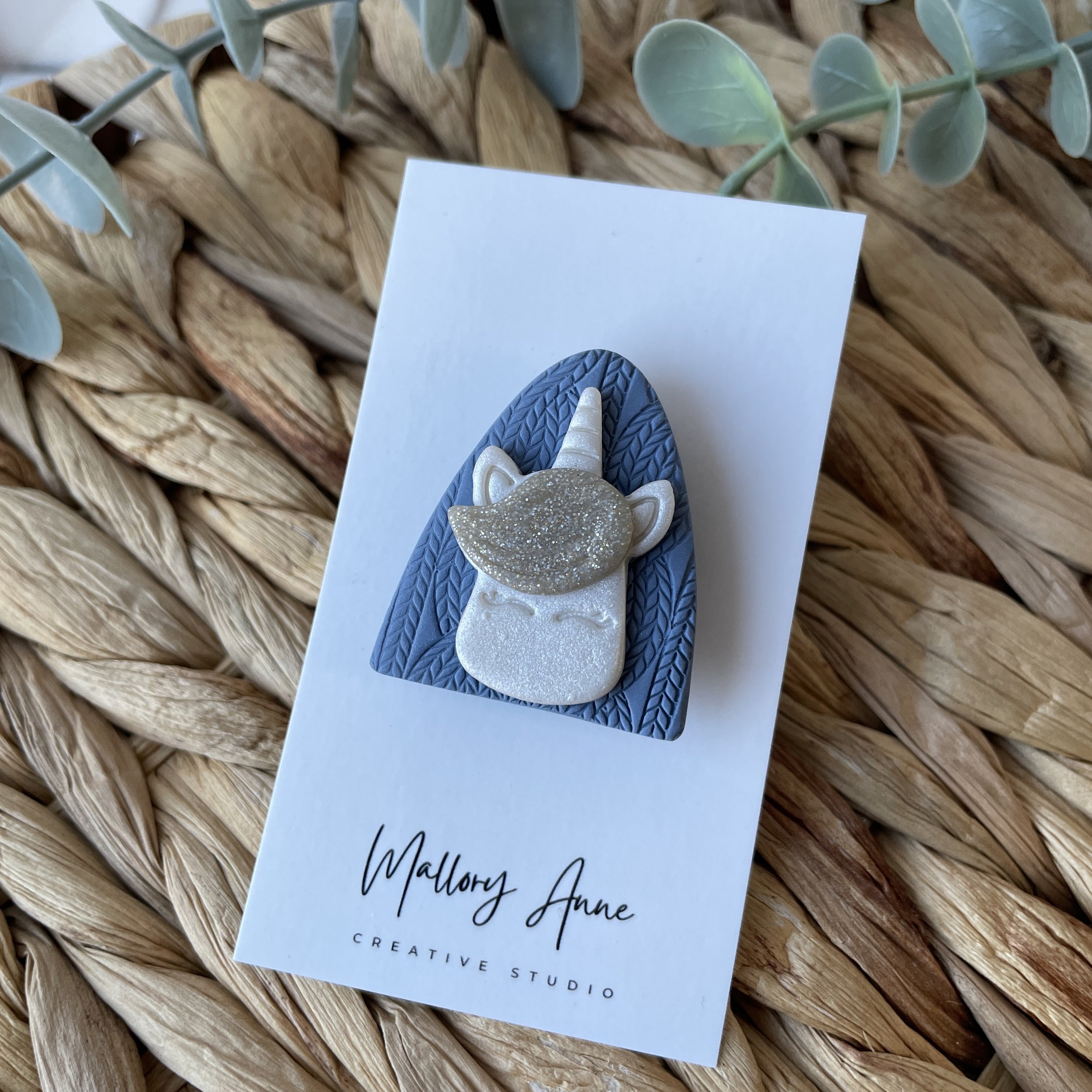 Unicorn Magnet Blue