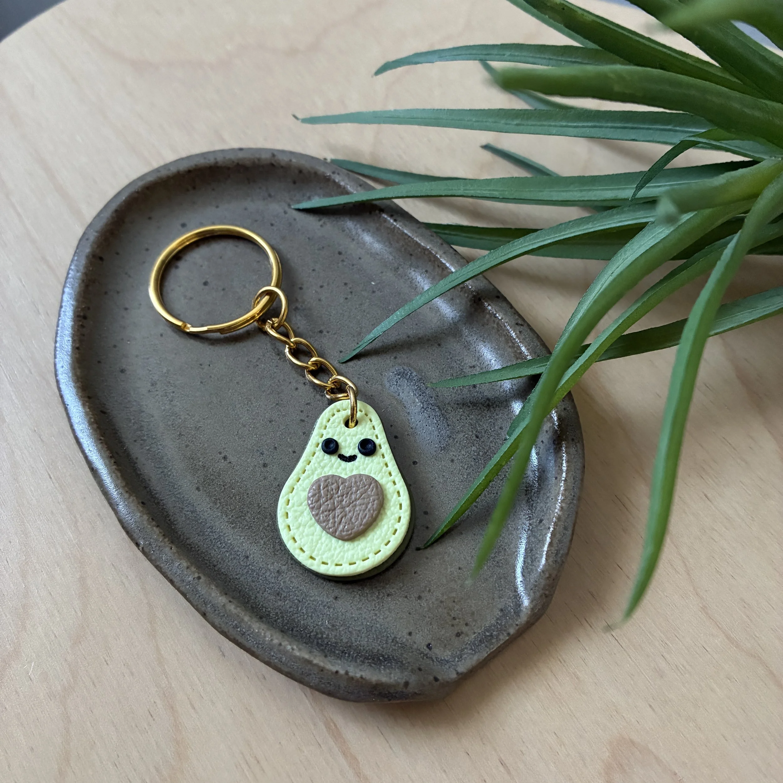 Avocado Keychain