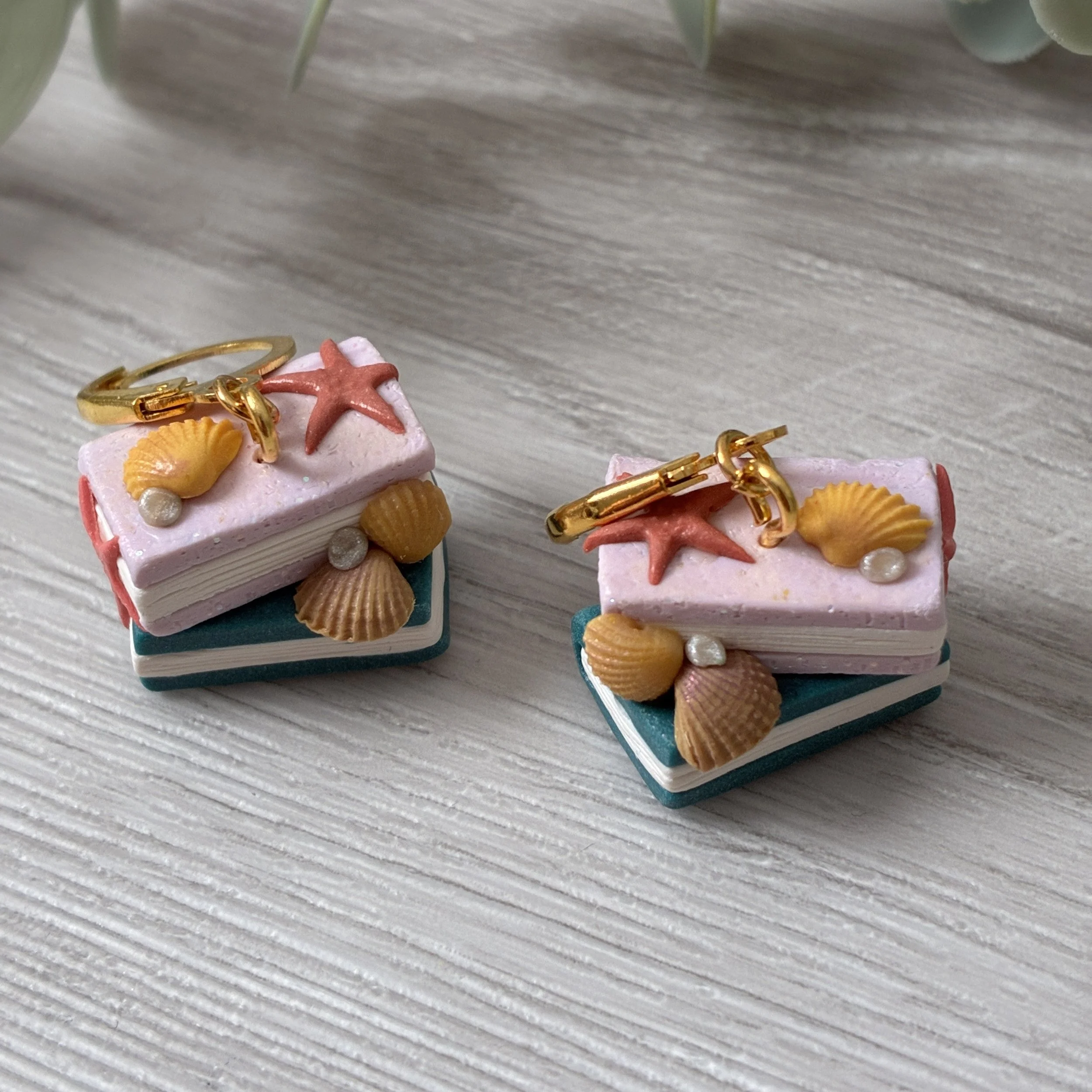 Under the Sea Bookstack Earrings
