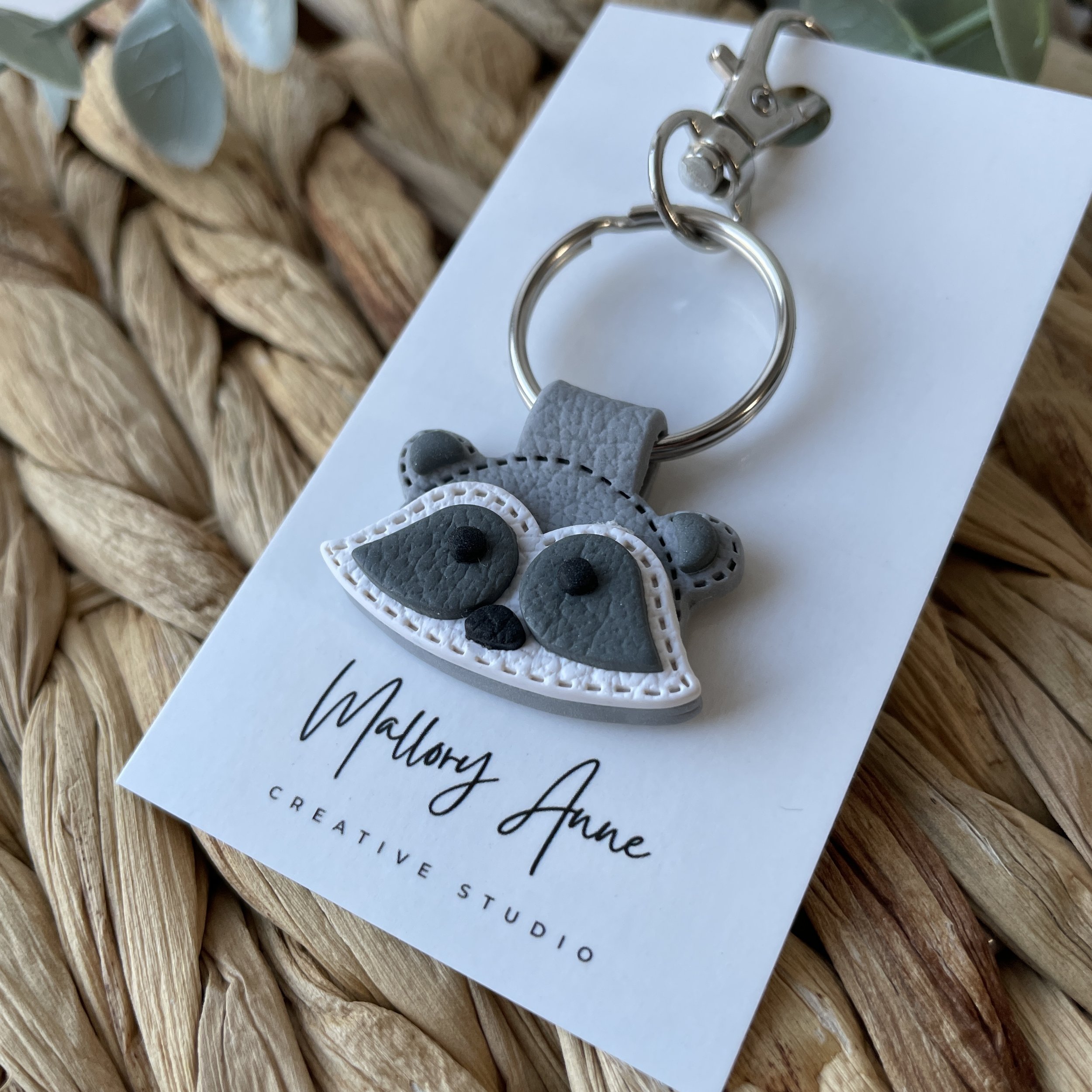 Raccoon Keychain
