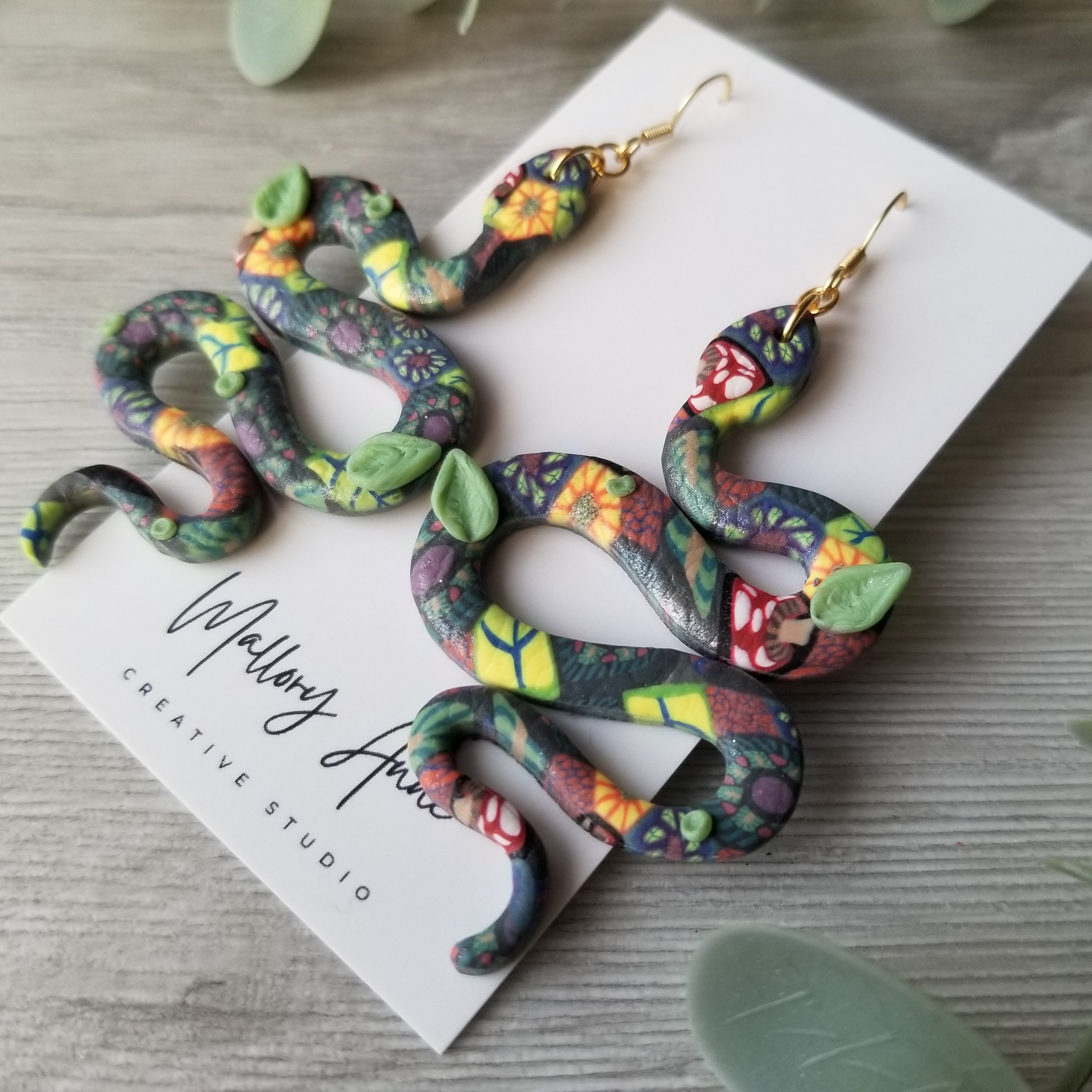 Floral Pattern Snakes