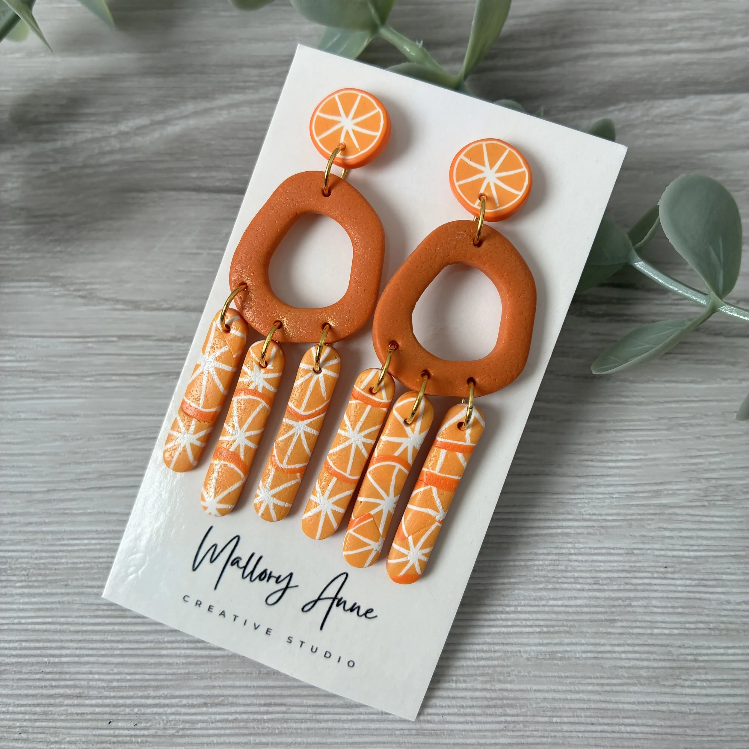 Fruit Stud Dangle Earrings