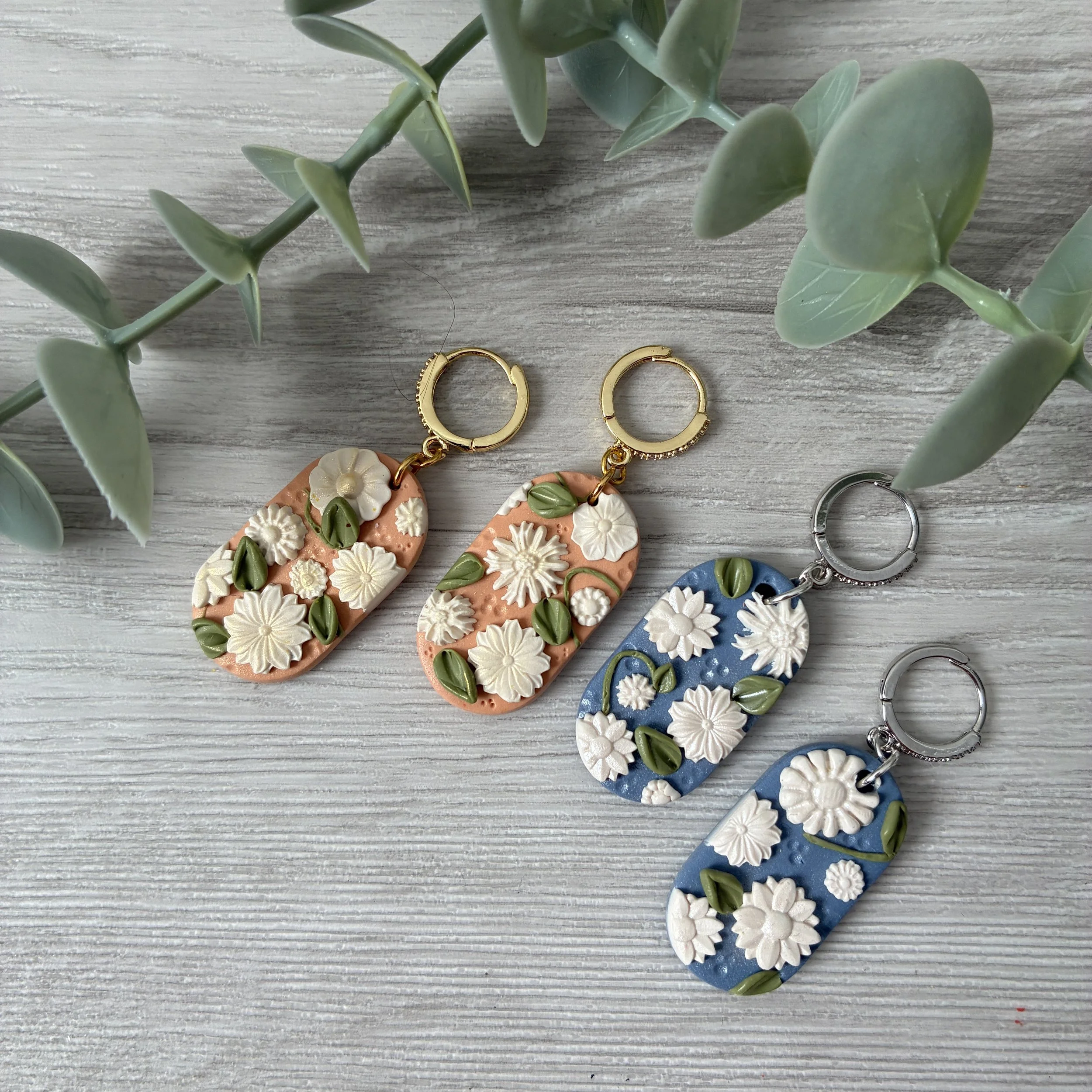 Floral Dangle Earrings
