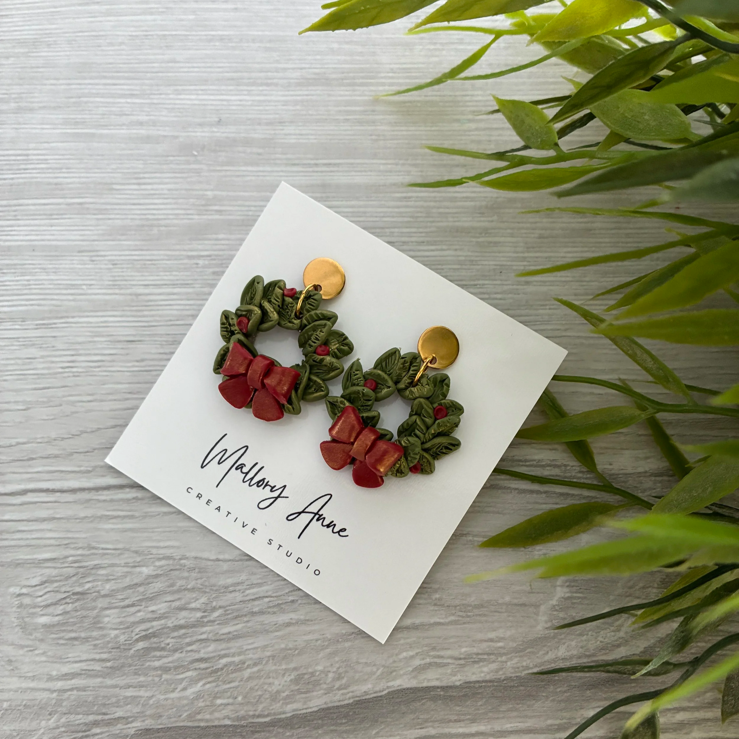 Wreath Earrings