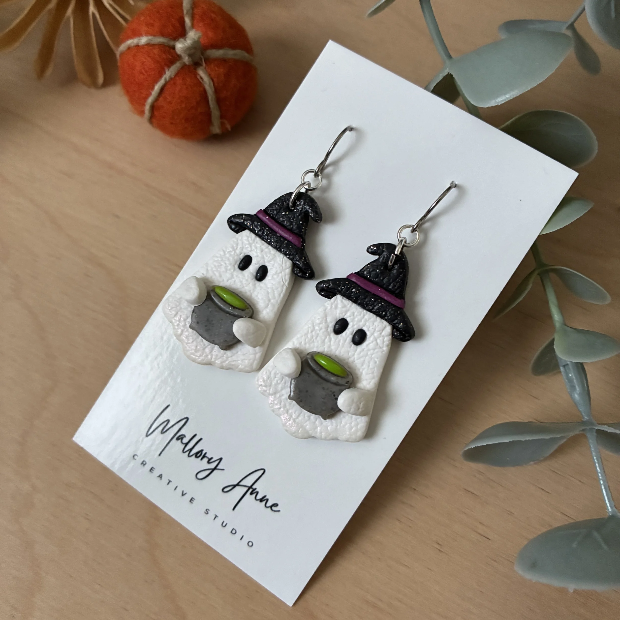 Witchy Ghost Earrings
