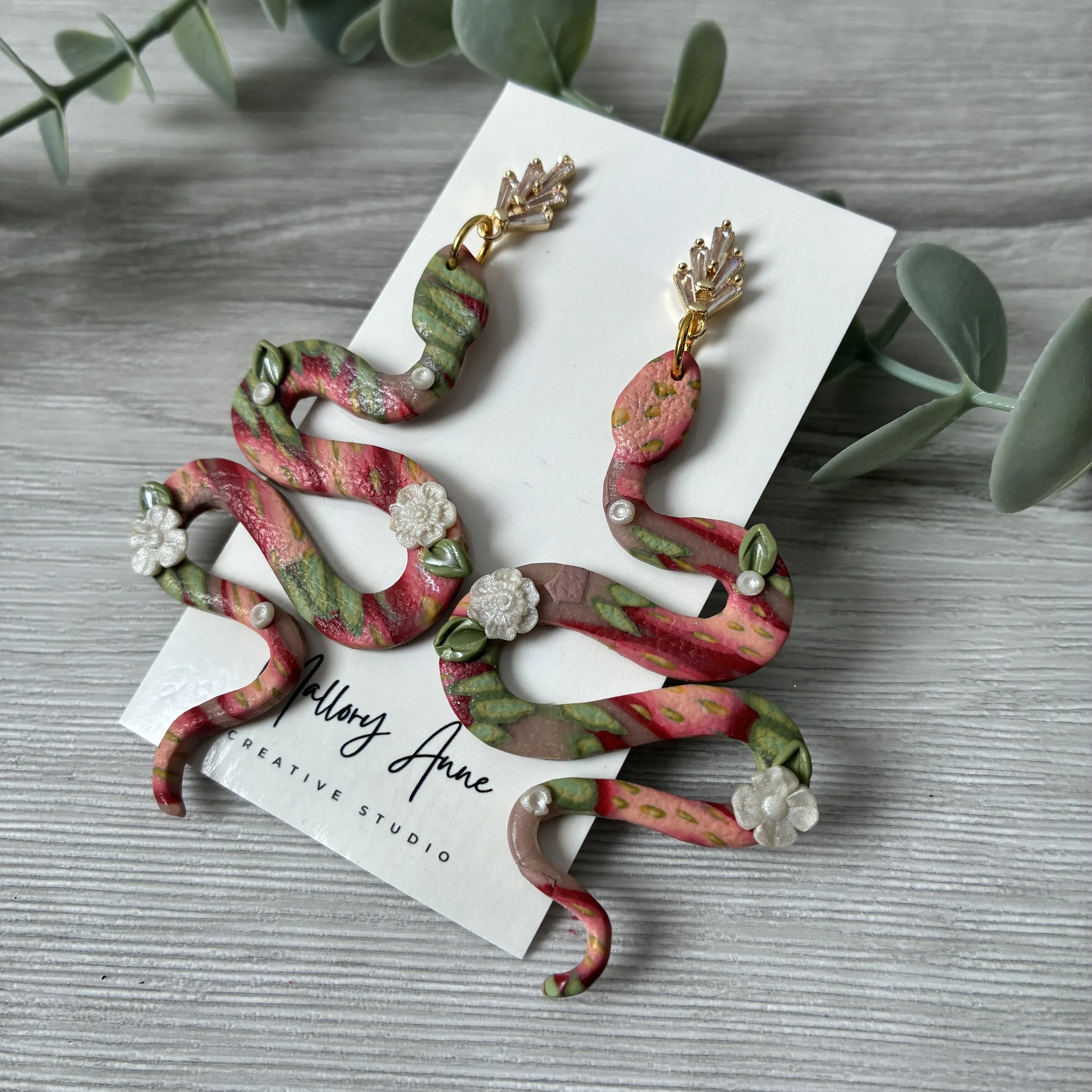 Fruit Snakes: Strawberry Flowers