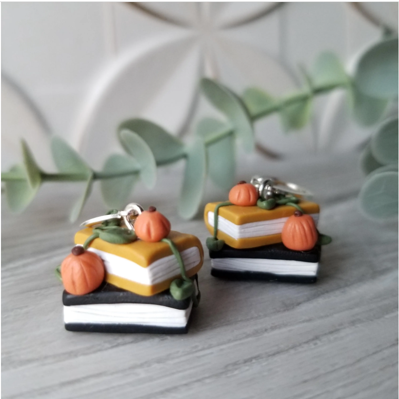 Books with Pumpkins