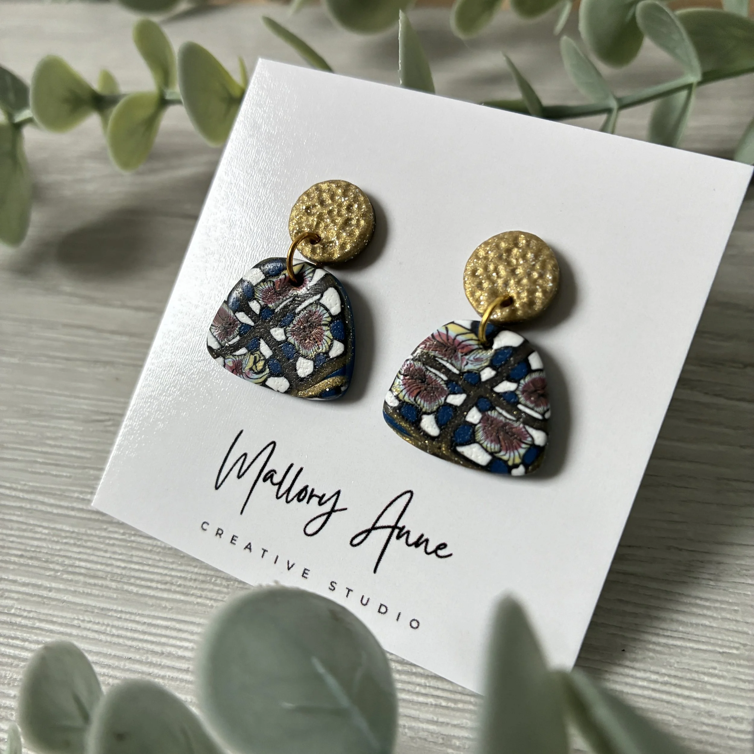 Abstract Pattern Earrings