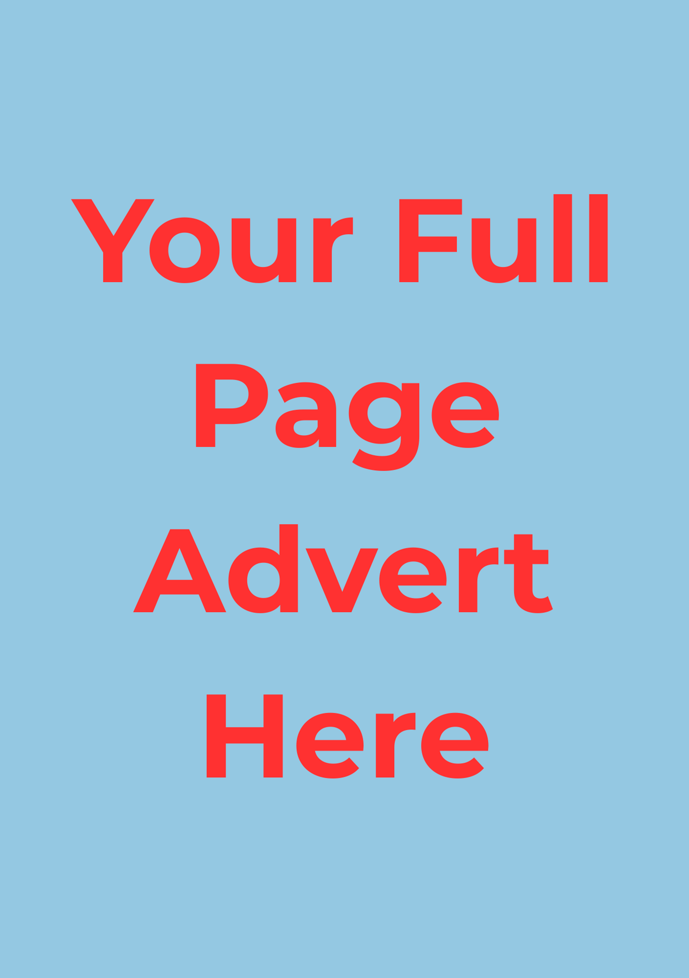 Inside Front Cover (Full Page)