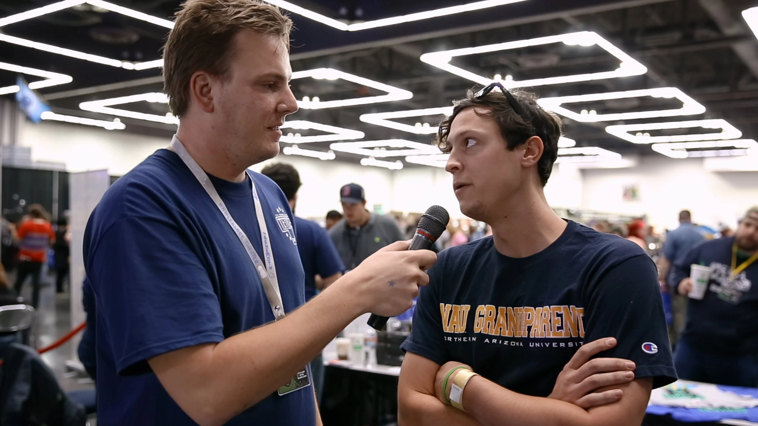 Vince Clemente interviews Quaid after a surprising performance in qualifying.