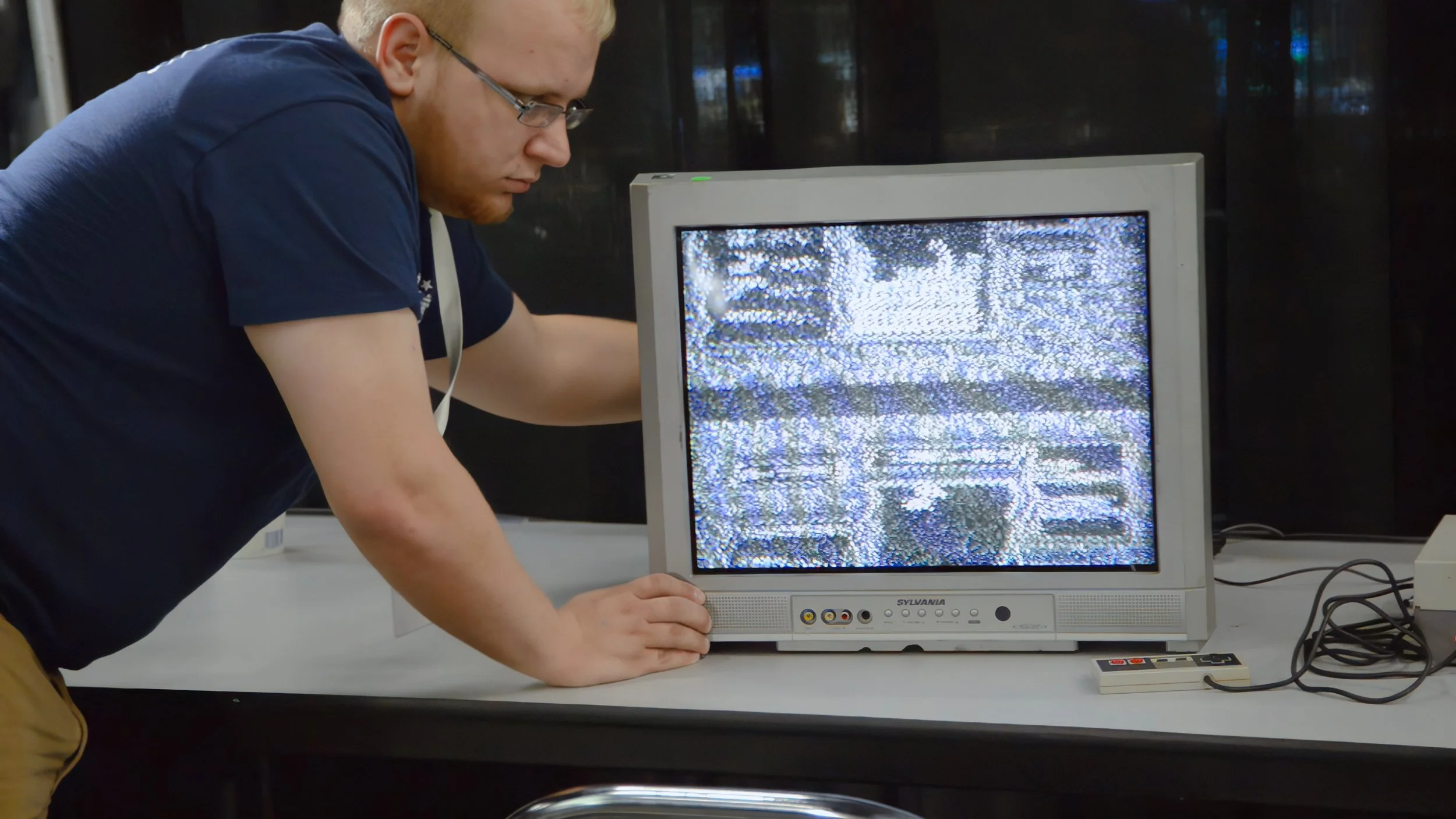 Sometimes the TVs are...fuzzy.