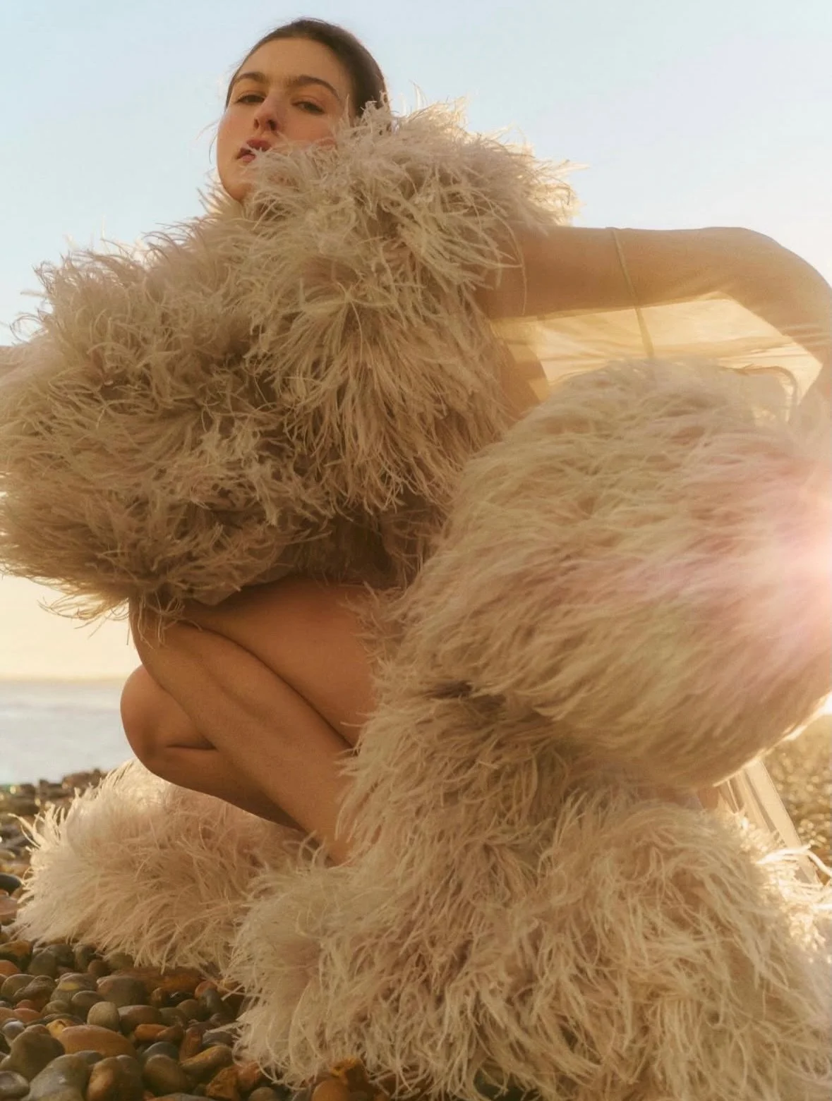 Every detail, every soul, every energy aligned. This is what creative dreams are made of 🤍

&bull;&bull;&bull;
#repost

@athenawilson Harper&rsquo;s Bazaar UK March 26 🪶
So honored to be a part of this team! working with Agata and Charlie is always