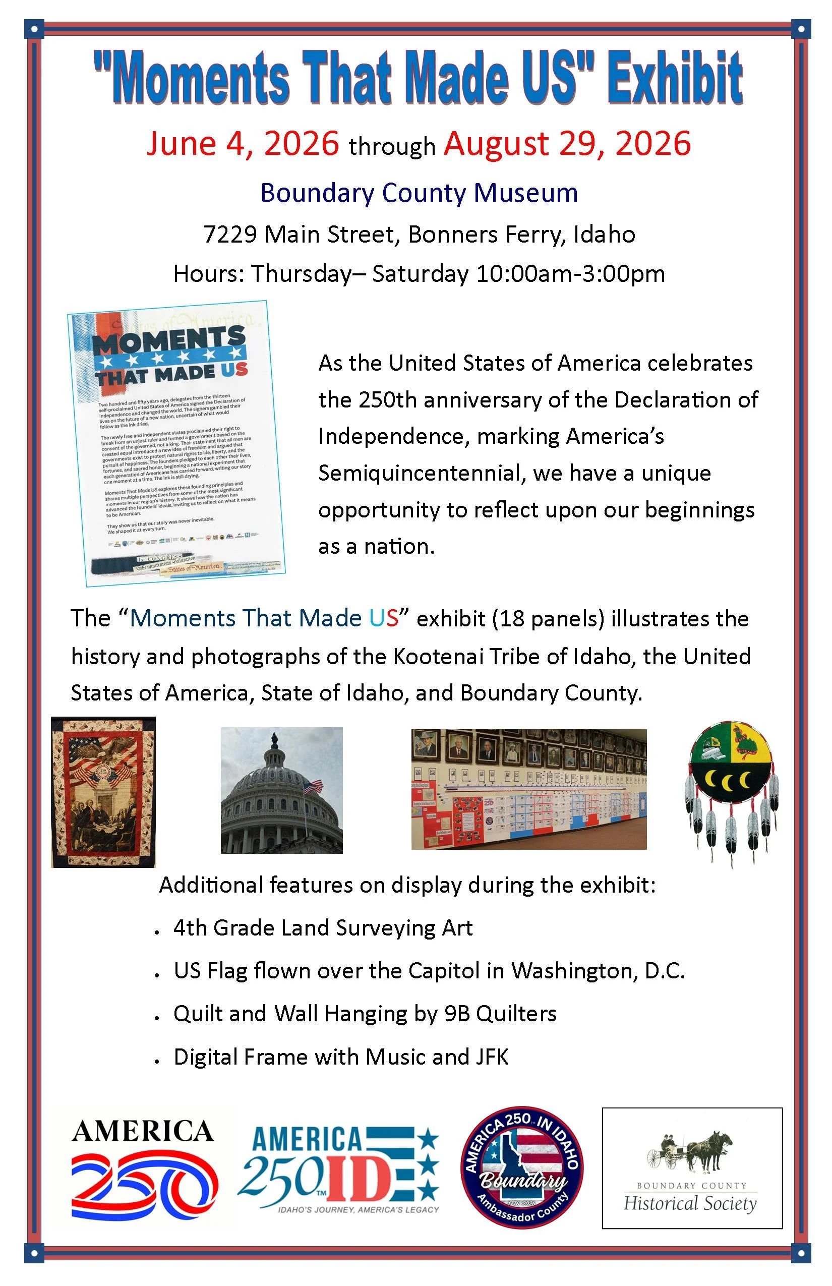 "Moments That Made US" exhibit