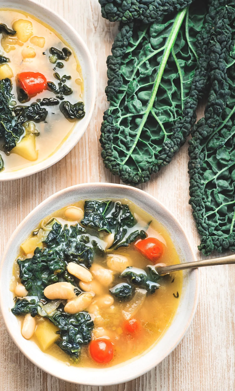 Lemony Beans and Greens Stew