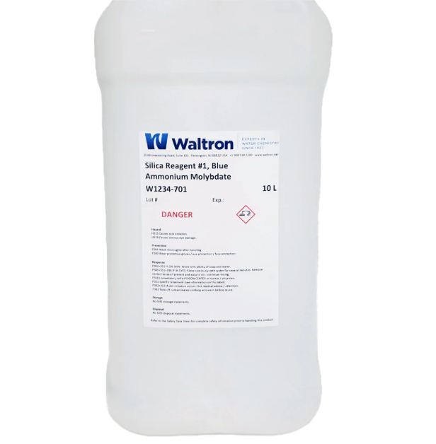Waltron Sulfuric Acid Reagent #1 for Swan COPRA Silica analyzer, 10 Liter (P/N: W1234-701)
