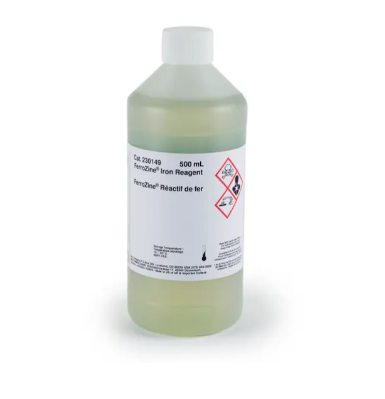 Hach FerroZine Reagent Solution Iron Analysis .009-1.4 mg/L Fe P/N: 230149