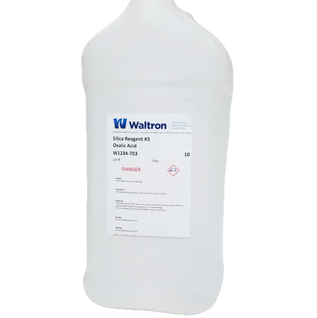 Waltron Oxalic Acid Reagent #3 for Swan COPRA Silica analyzer, 10 Liter (P/N: W1234-703)