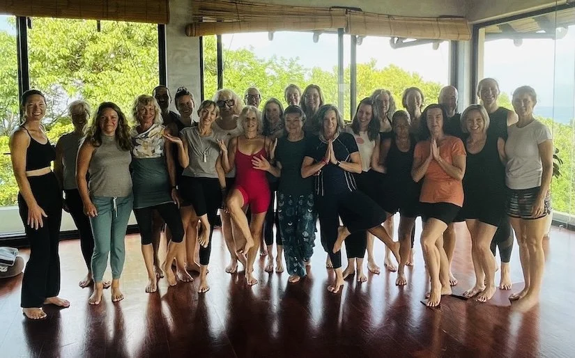 Amanda's Costa Rica yoga group