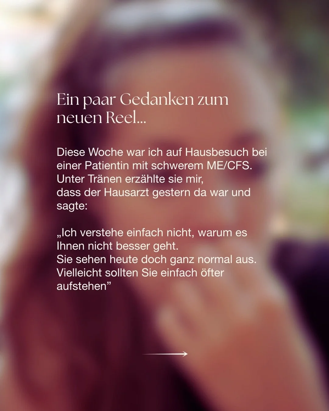Hinter jedem stillen K&ouml;rper steckt ein stiller Kampf.
Unsichtbar, ungeh&ouml;rt, aber real.
Schaut genauer hin. H&ouml;rt zu. F&uuml;hlt euch ein.
&hearts;️&hearts;️&hearts;️

#mecfs #longcovid #mecfsawareness #healing #helpingeachother