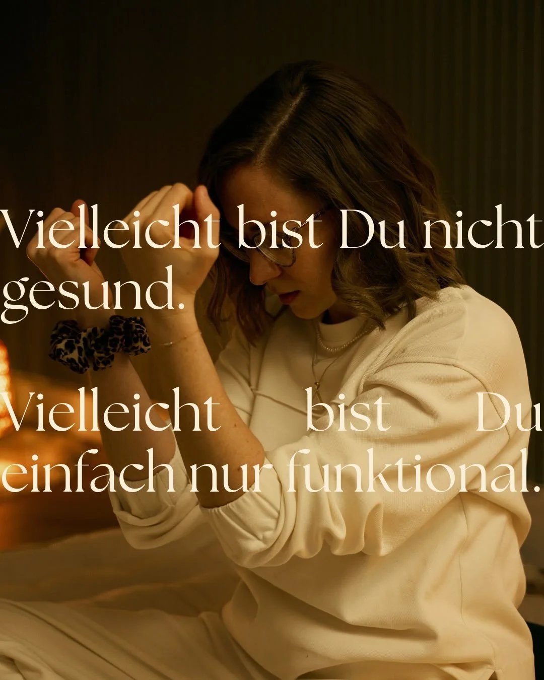 Vielleicht hast Du Dich in diesem Post wiedergefunden&hellip;

Dieses st&auml;ndige Funktionieren.
Dieses &bdquo;Ich m&uuml;sste eigentlich noch &hellip;&ldquo;.
Dieses Gef&uuml;hl, nie ganz genug zu sein: nicht fit genug, nicht diszipliniert genug, 