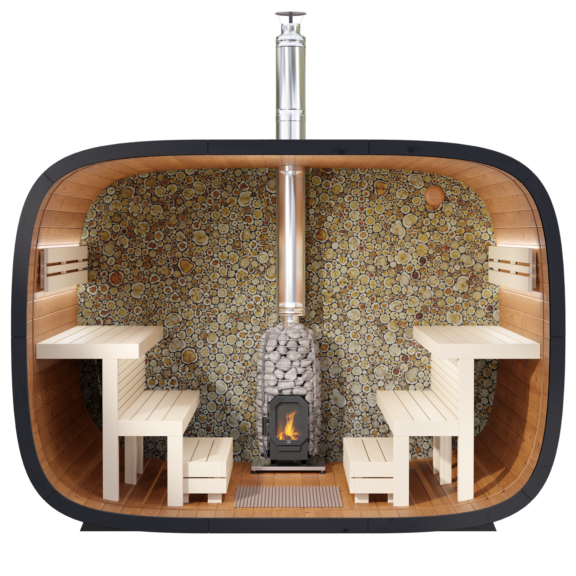 Round Cube Garden Sauna