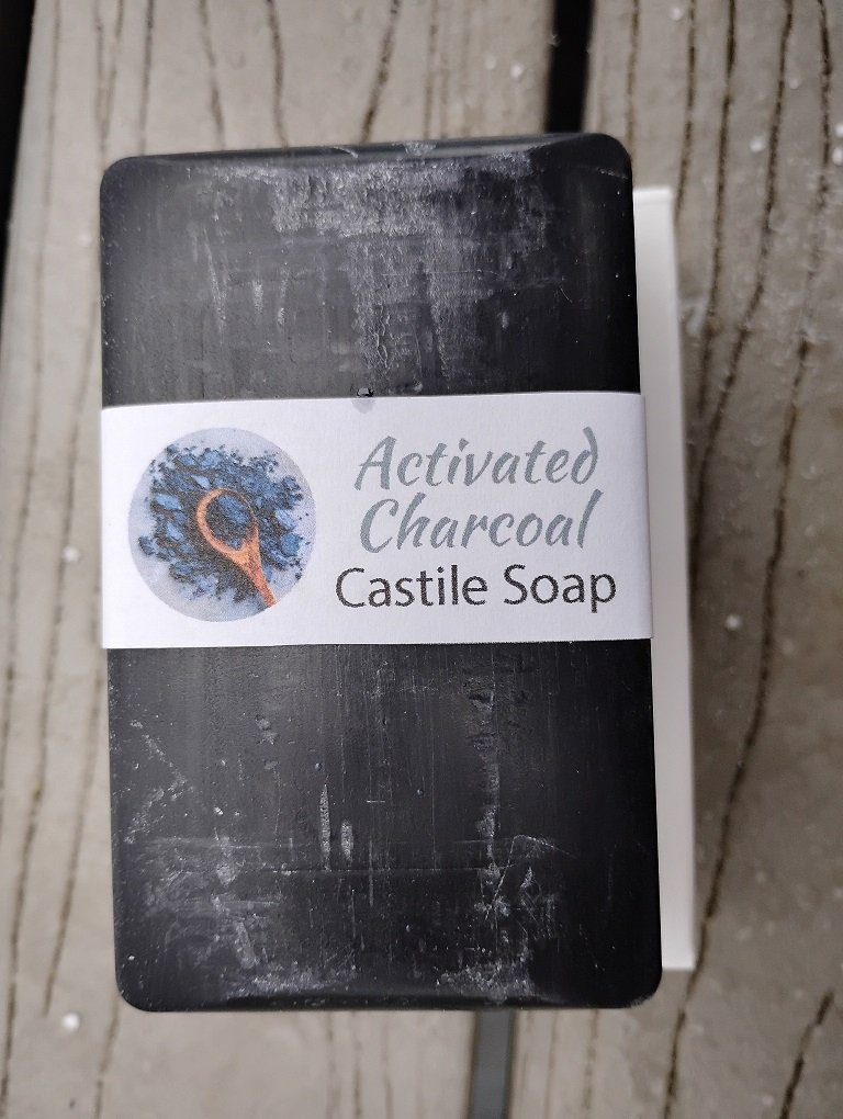 Activated Charcoal Castile Soap 5 oz. Bar