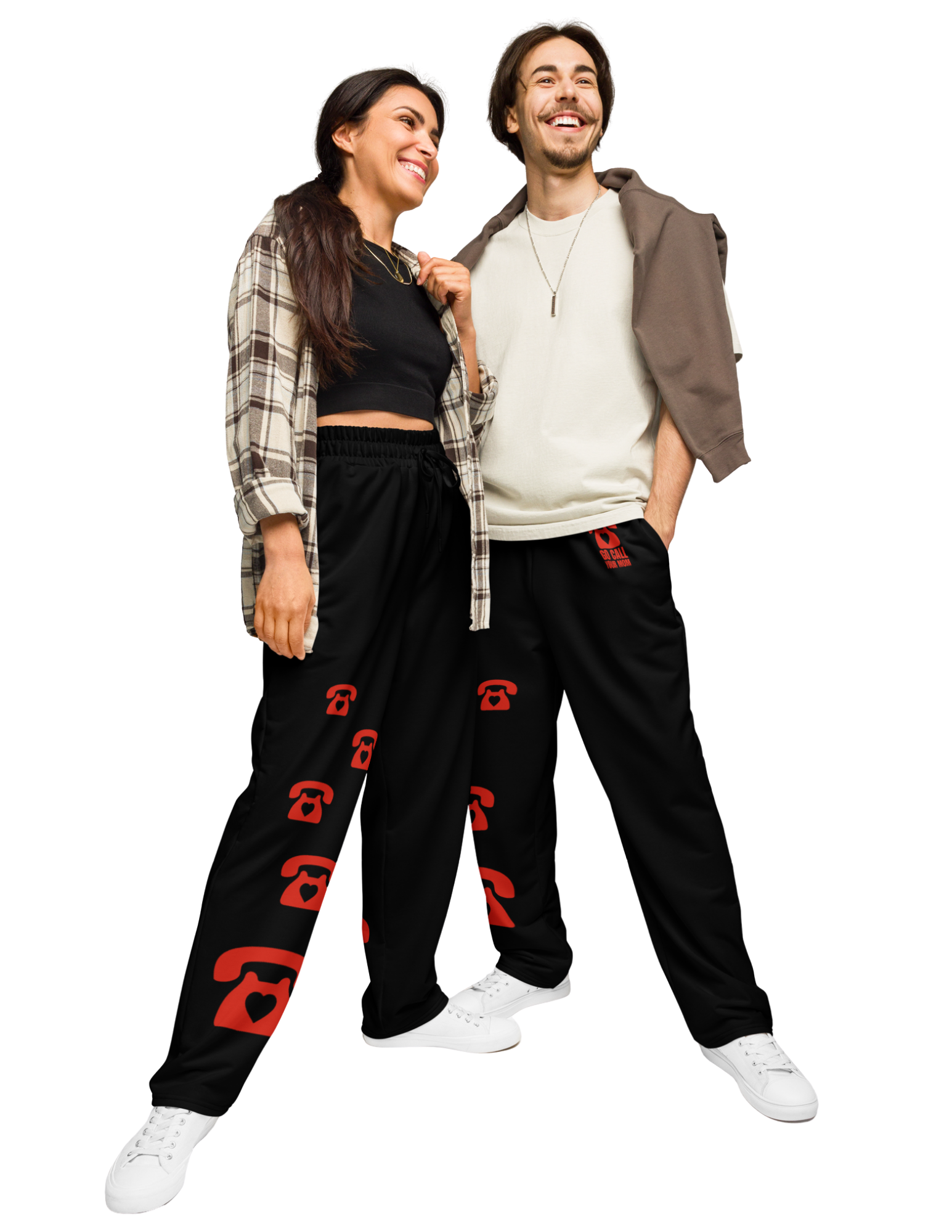 Go Call Your Mom Wide-Leg Pants