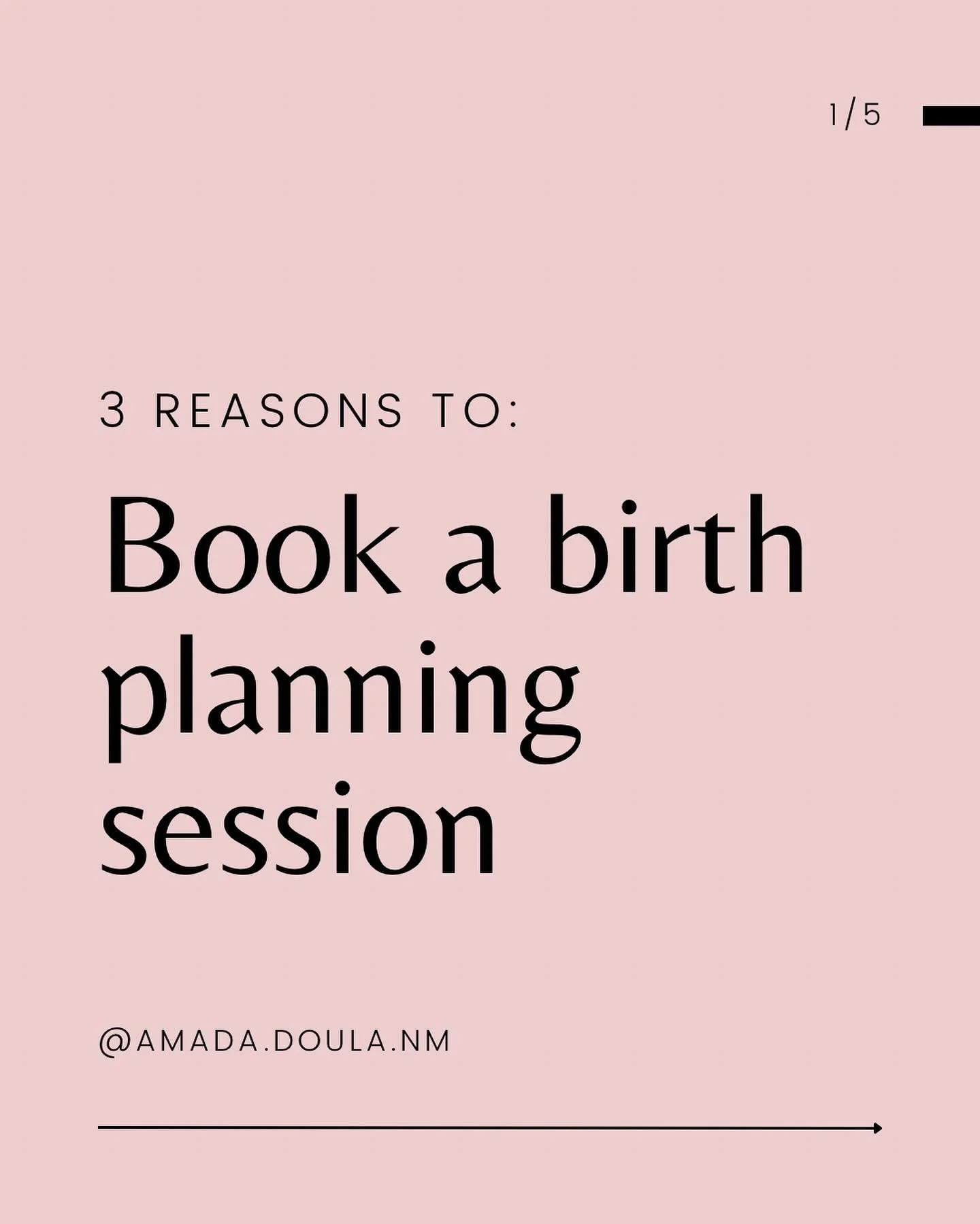 There are so many benefits to having a birth planning session with a doula! Whether this is your first pregnancy, or your fifth, it&rsquo;s always a good idea to make a plan and have some guidance from a birth professional while doing it. 
DM me to b