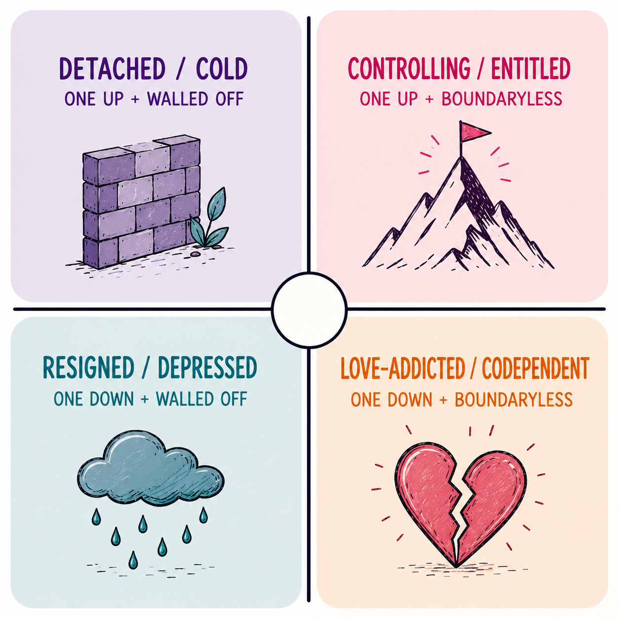 The Relationship Grid: Why Couples Keep Having the Same Fight in Different Outfits