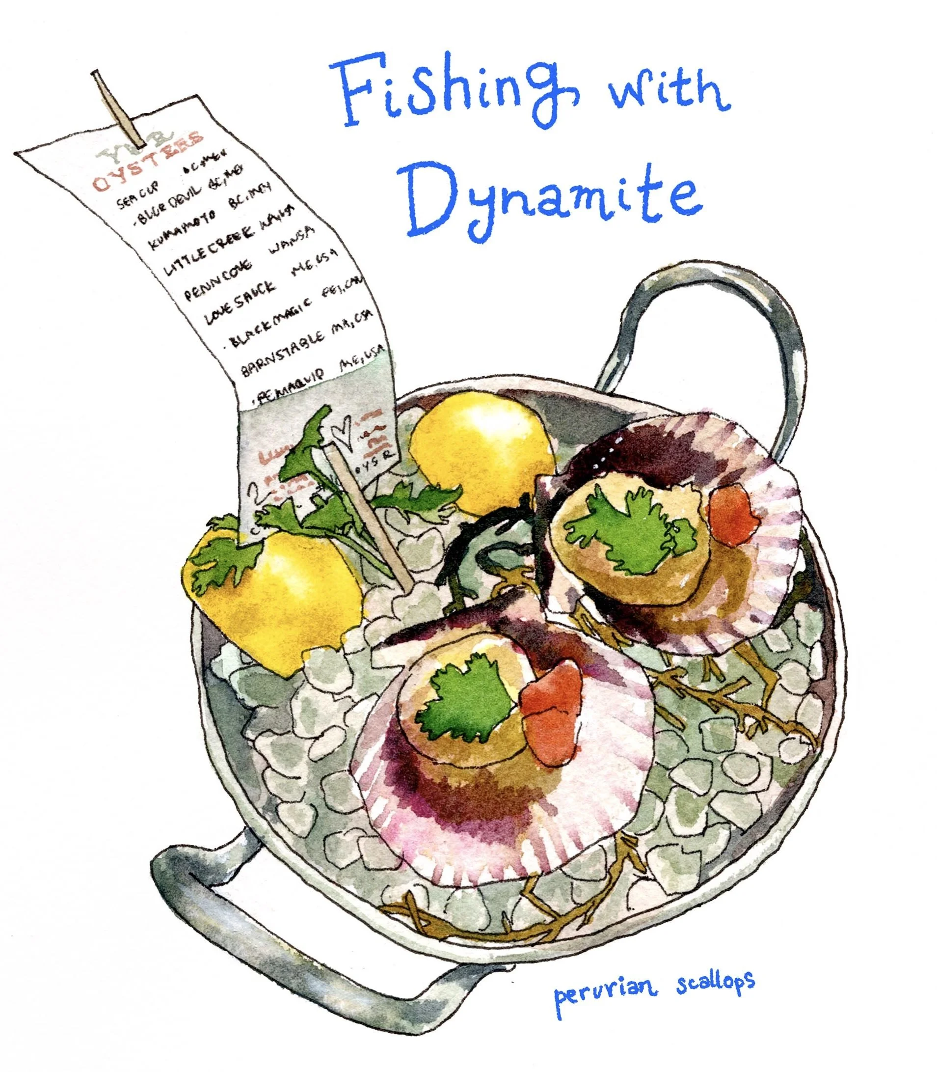 fishing with dynamite - peruvian scallops