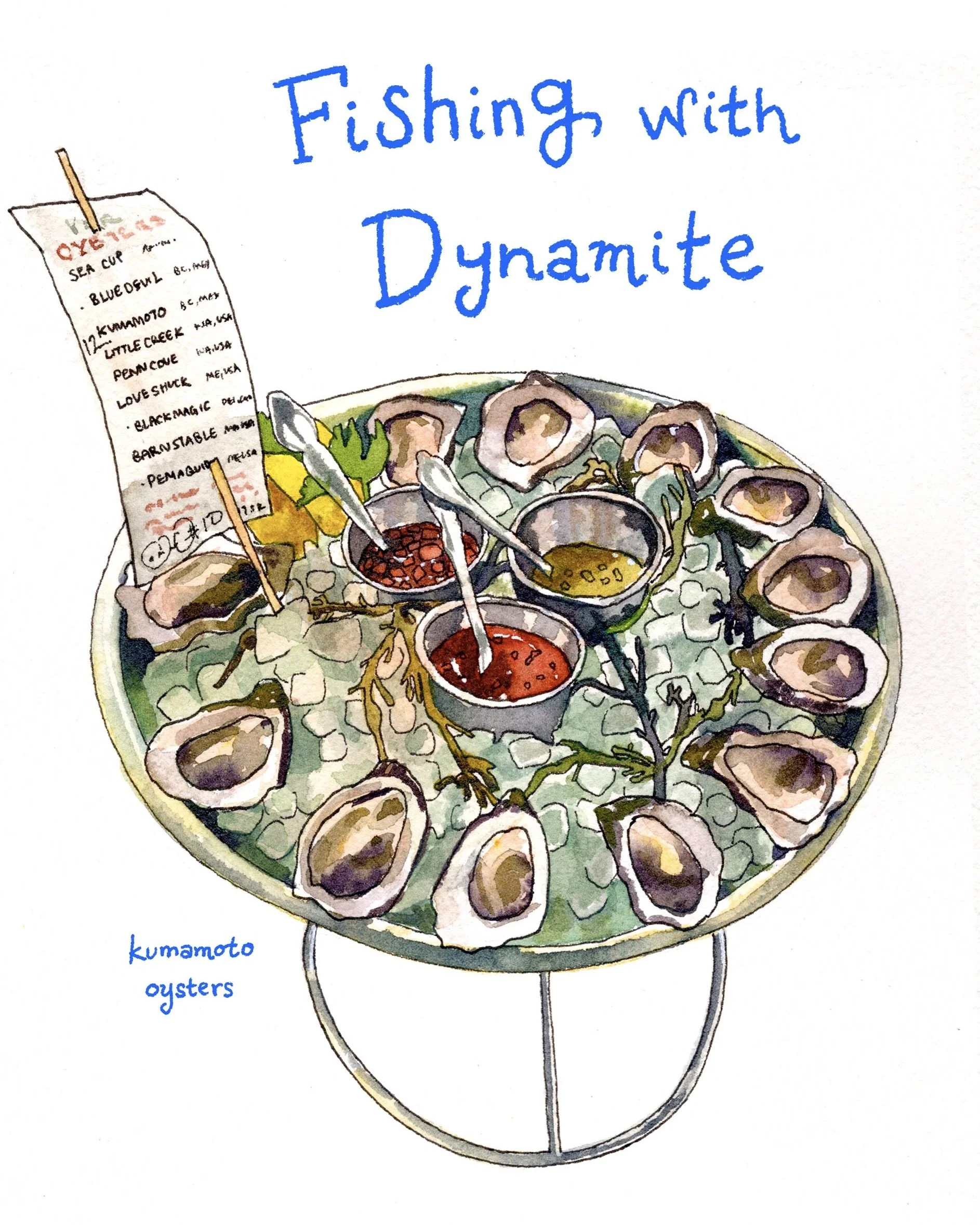 fishing with dynamite - kumamoto oysters